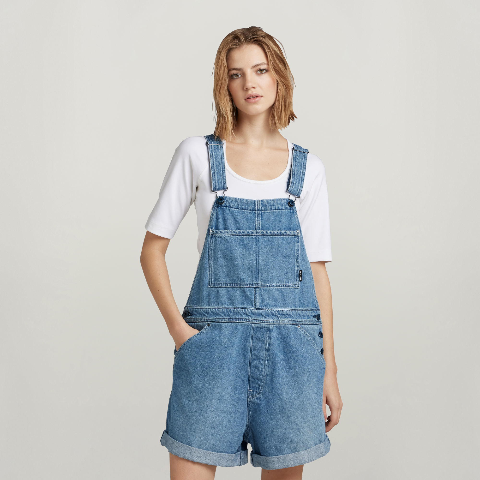 

Premium Faeroes Short Overal - Lichtblauw - Dames