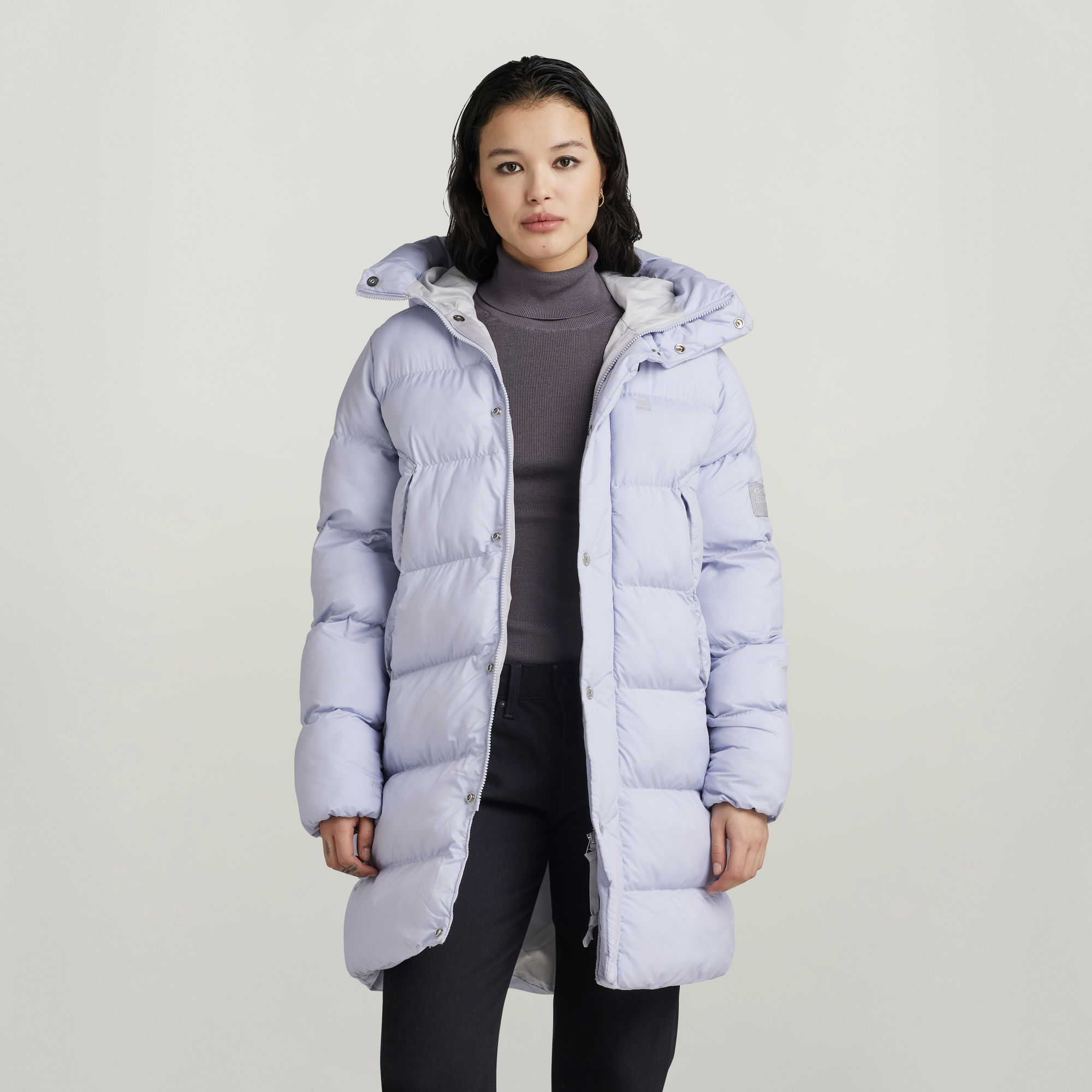 G-Star RAW Whistler Parka Puffer Grijs Dames