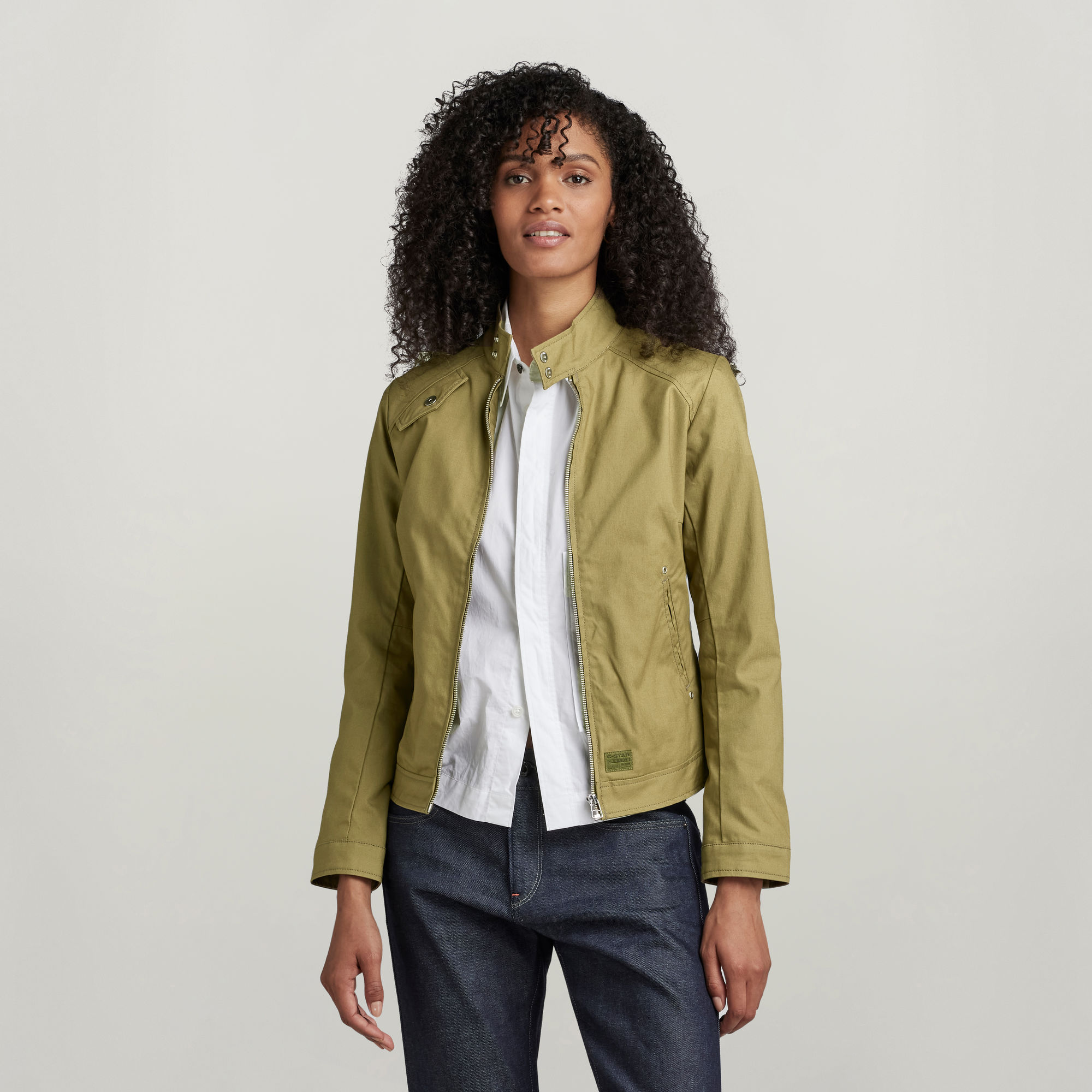 

Biker Jacket - Green - Women