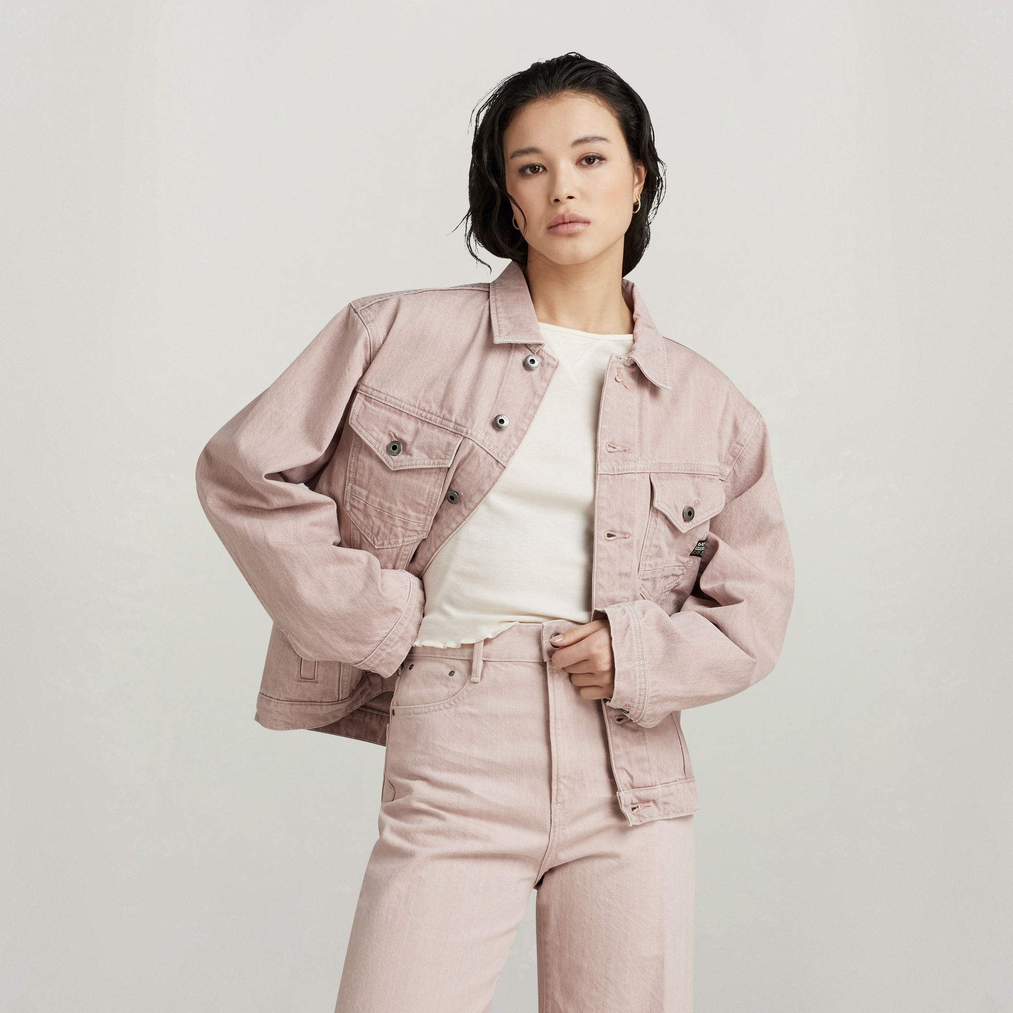 

Premium Oversized Jack - Roze - Dames