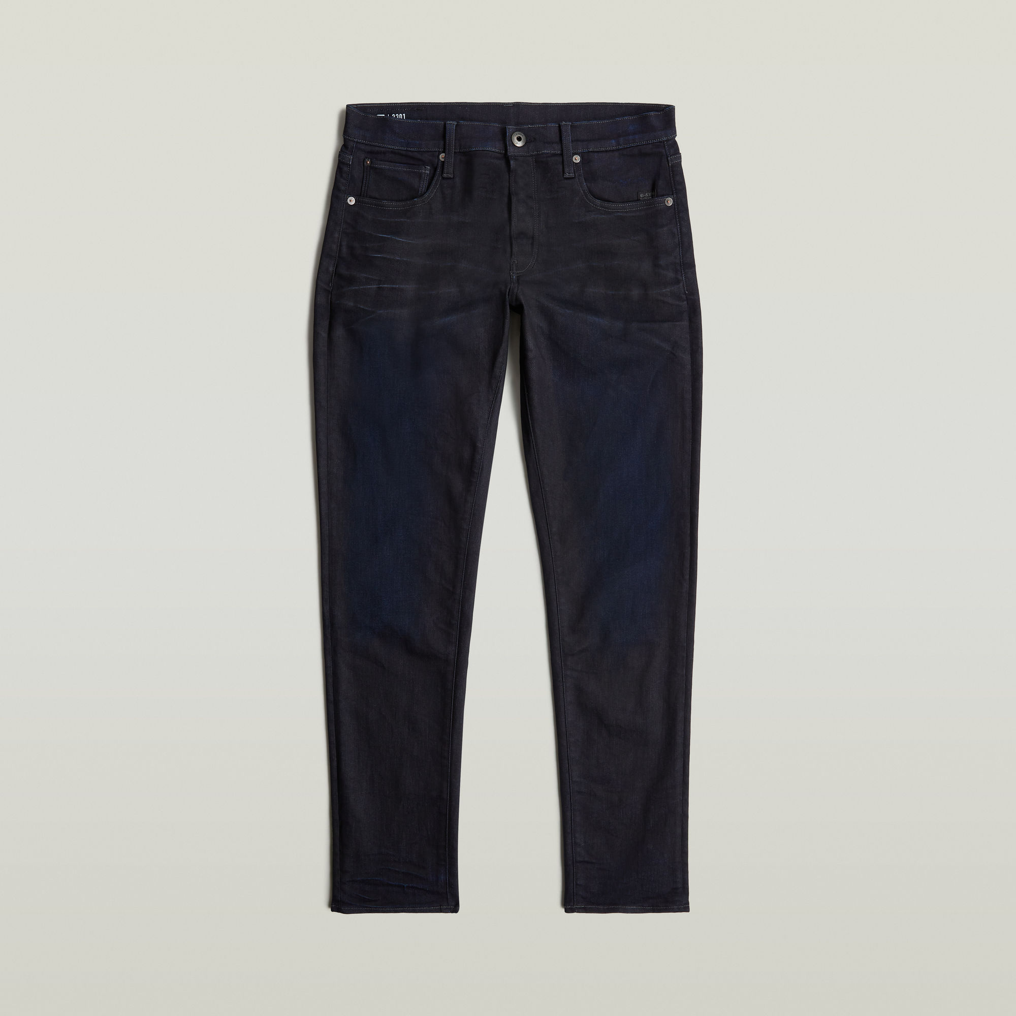 G-Star RAW 3301 Regular Tapered Jeans II Donkerblauw Heren