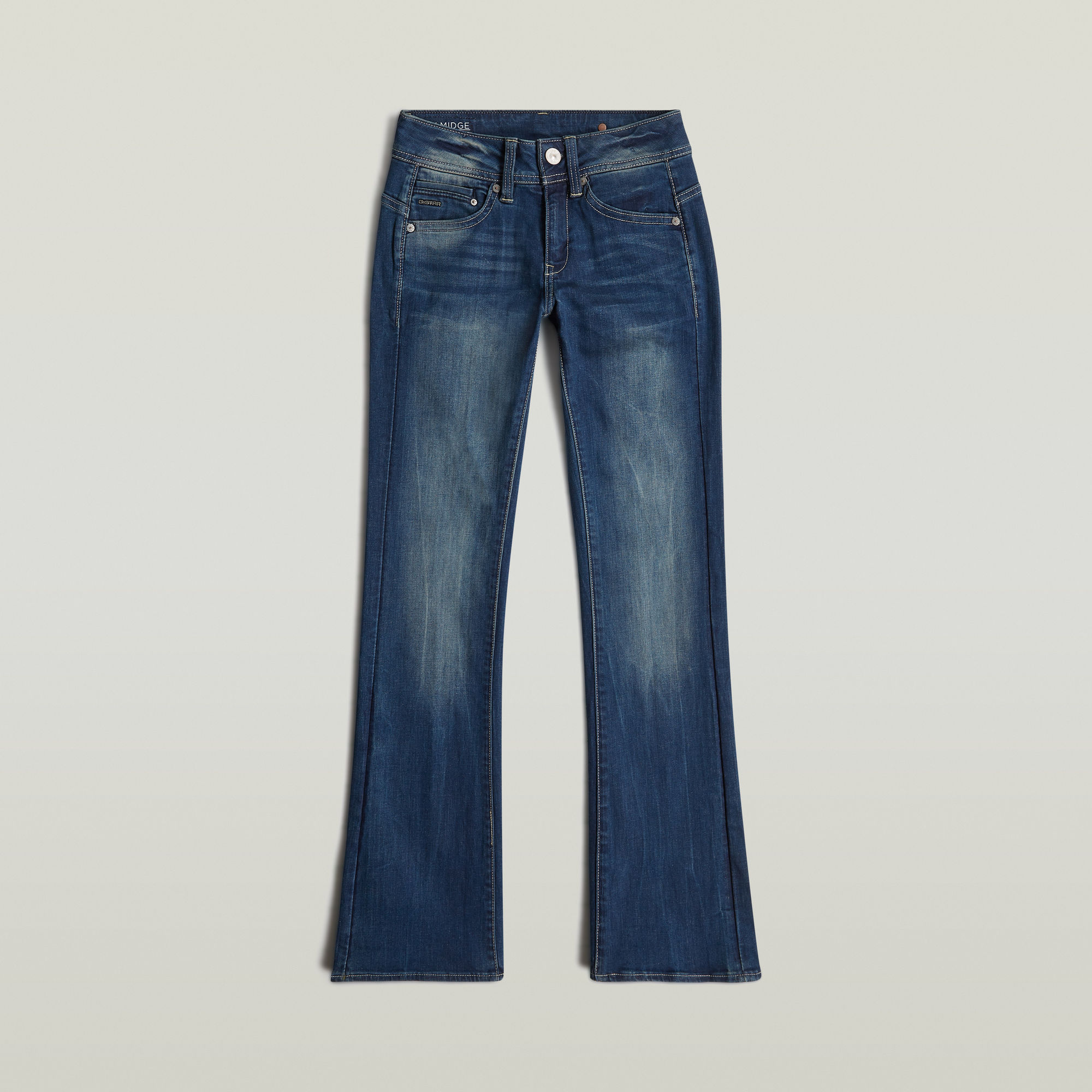 Thumbnail - Midge Bootcut Jeans II - Dunkelblau - Damen