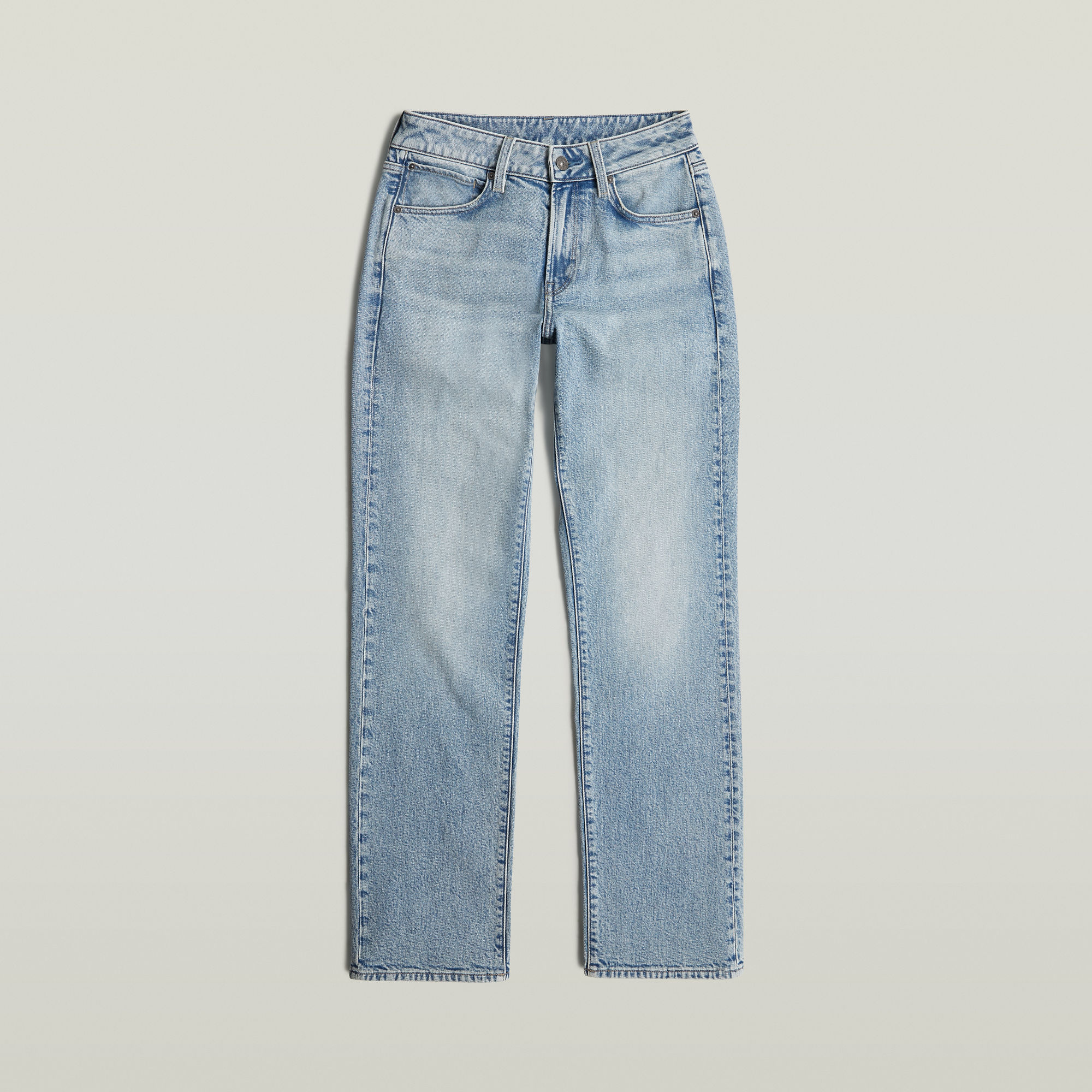 G-Star RAW G-Low Straight Jeans Lichtblauw Dames
