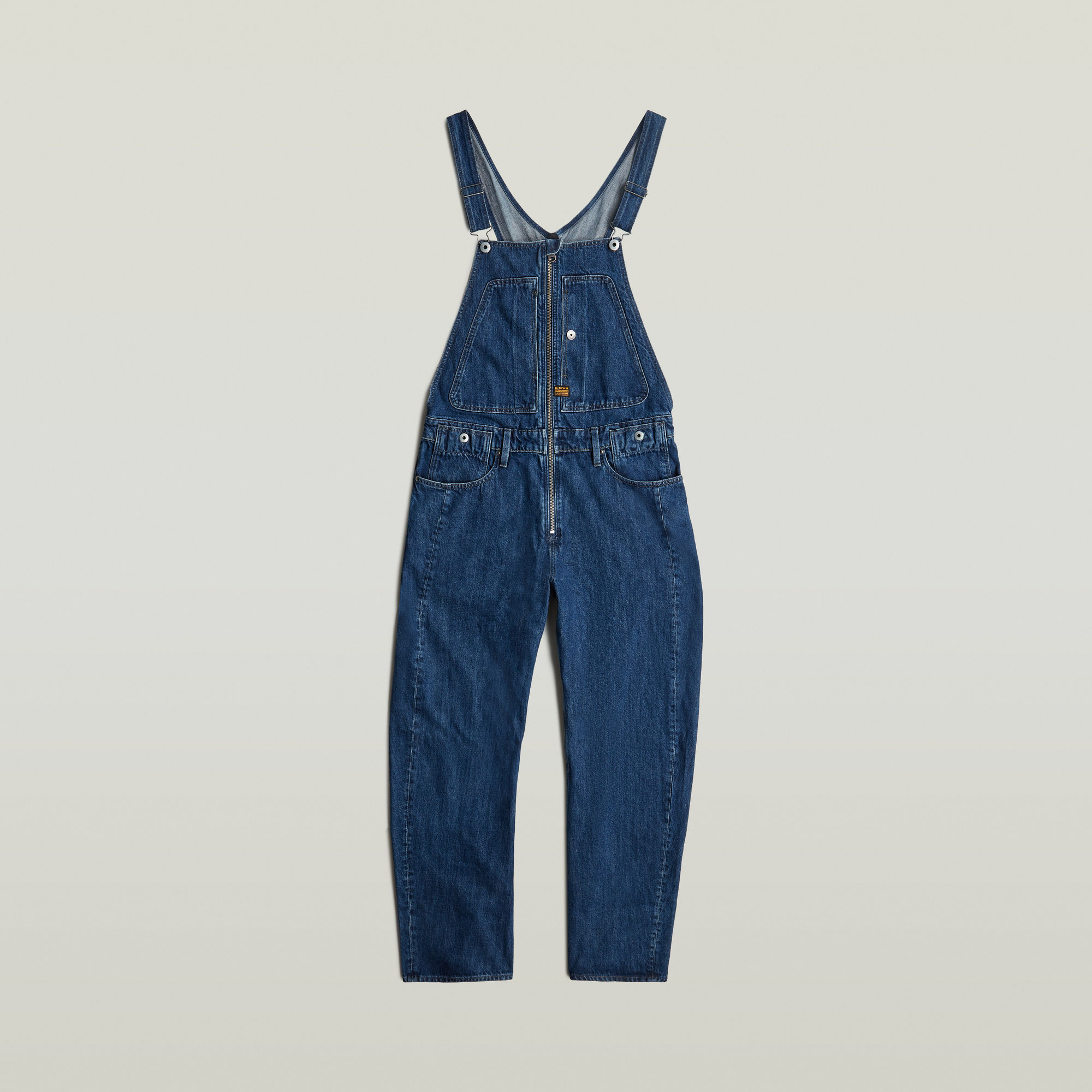 G-Star RAW Denim Tuinbroek 3D Loose Donkerblauw Heren