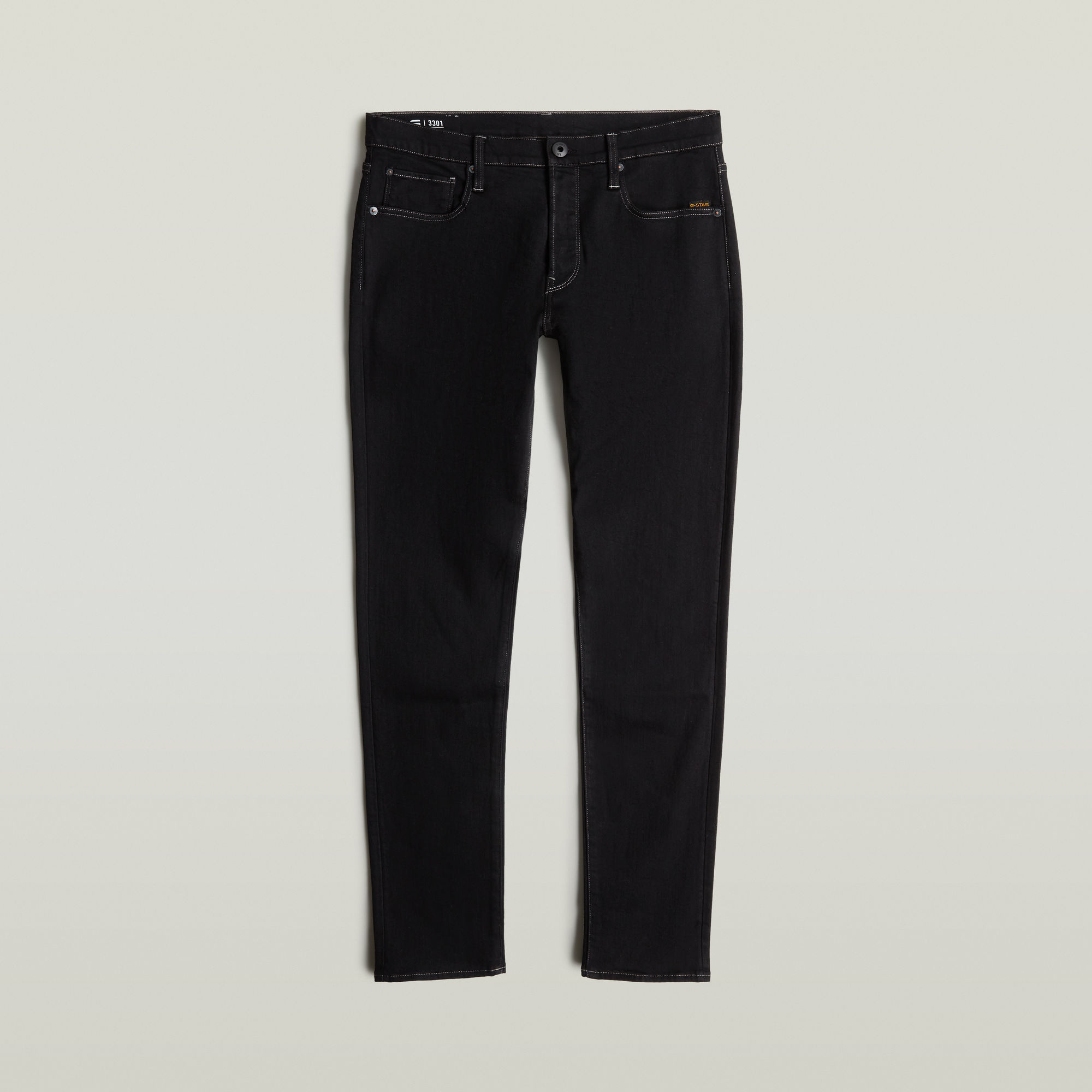 G-Star RAW 3301 Slim Jeans II Zwart Heren