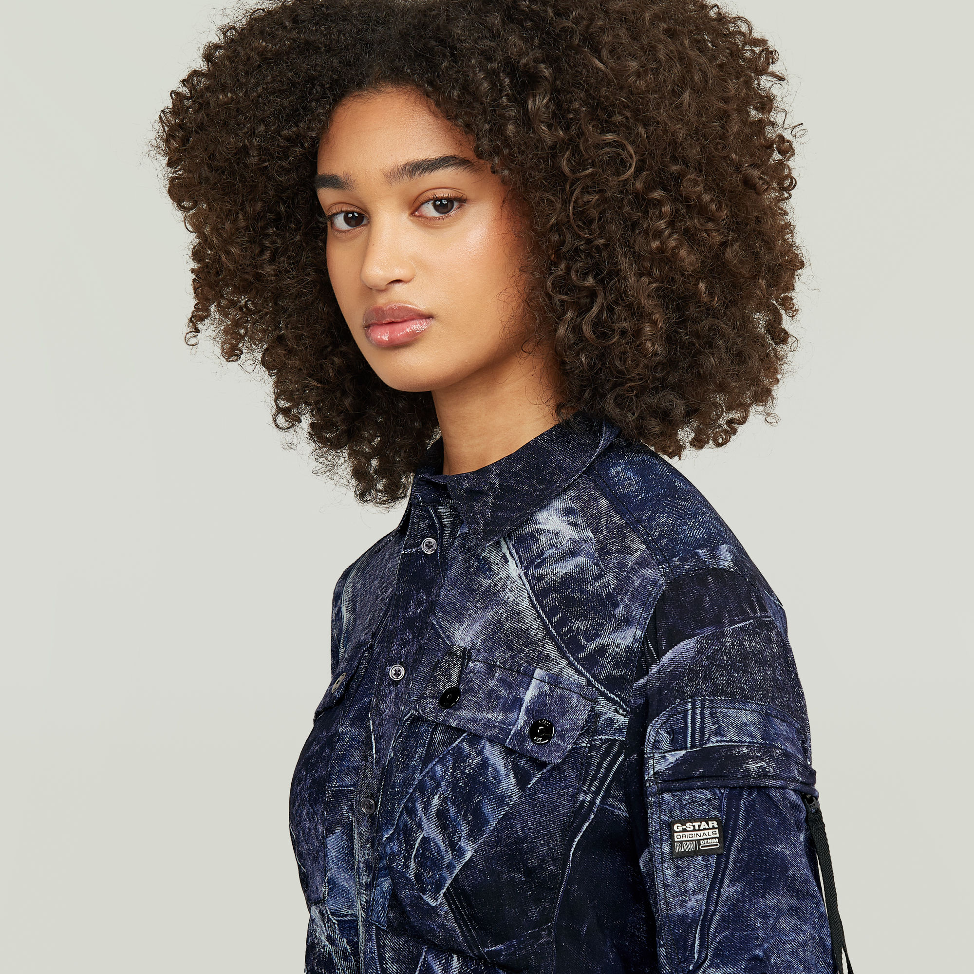 G-Star RAW Print Blouse Meerkleurig Dames