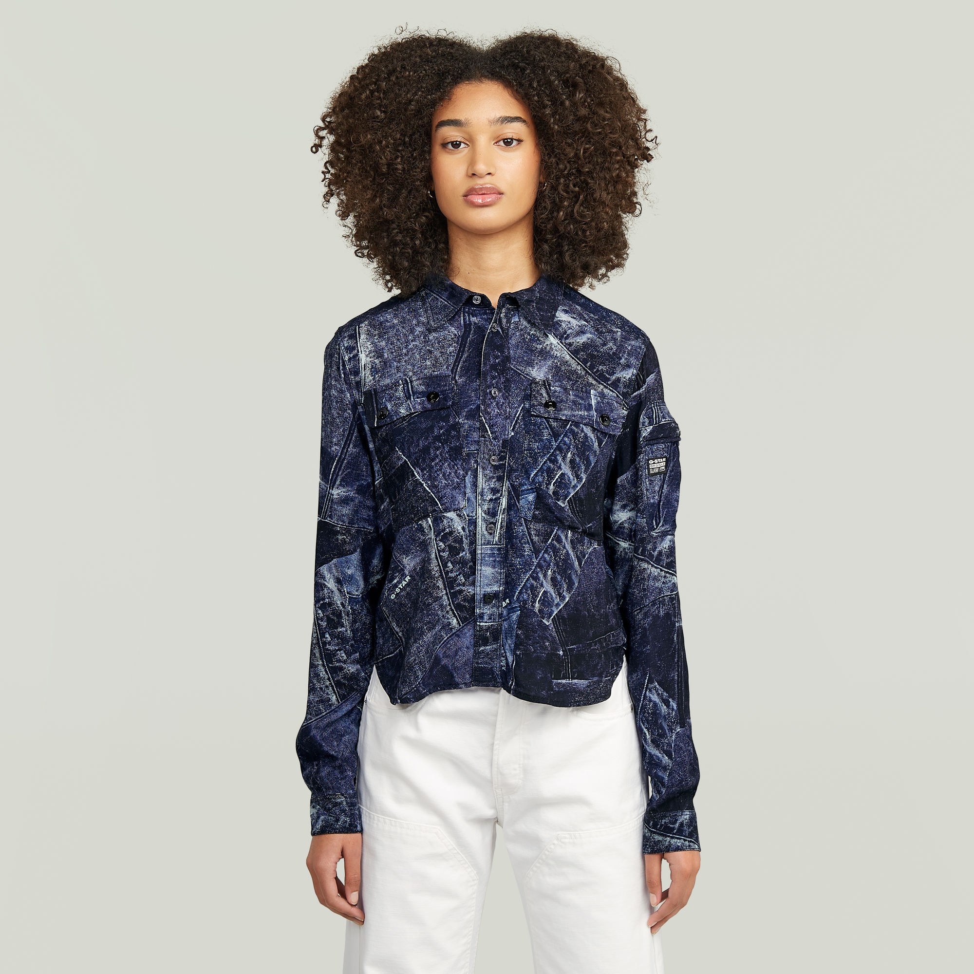 

Print Shirt - Multi color - Women