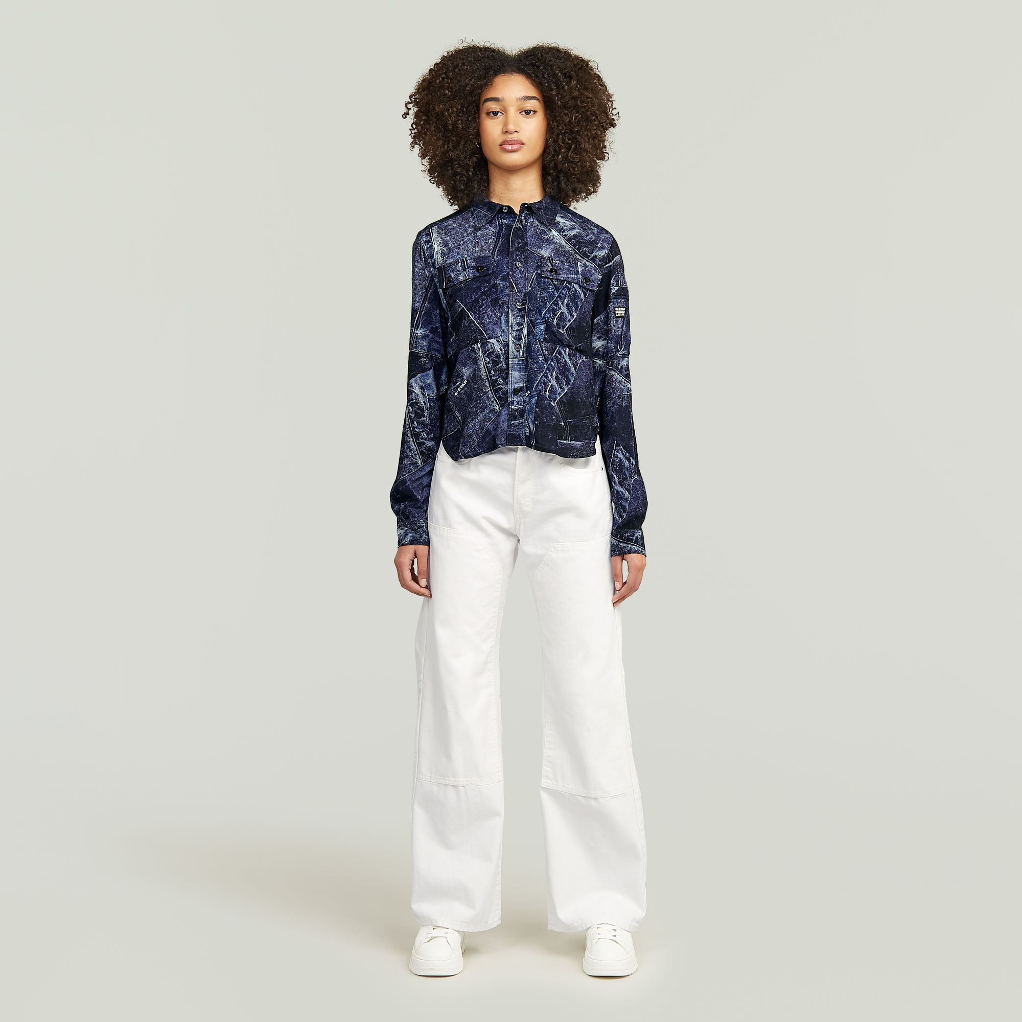 G-Star RAW Print Blouse Meerkleurig Dames