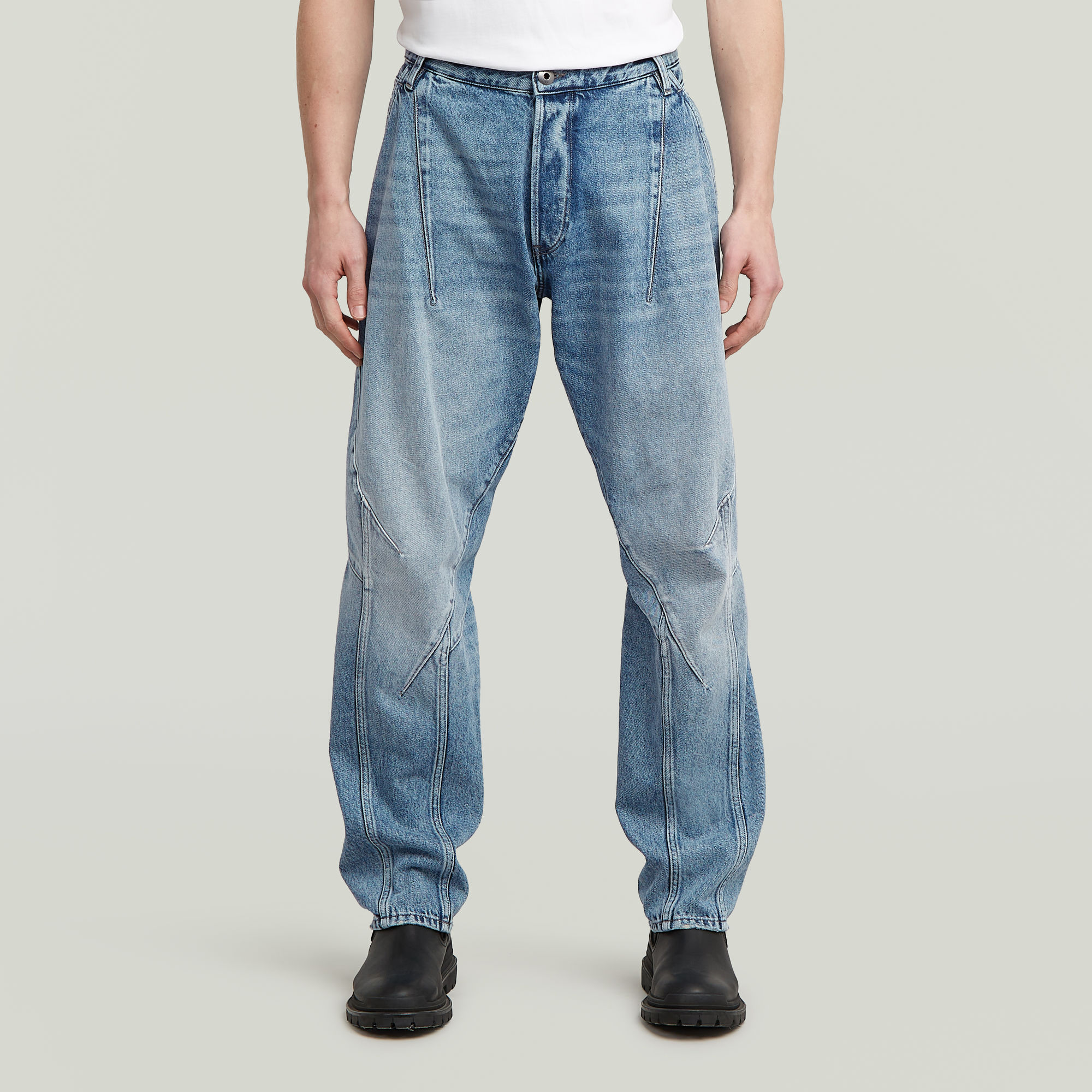 G-Star RAW Kitoh 3D Relaxed Tapered Jeans Lichtblauw Heren
