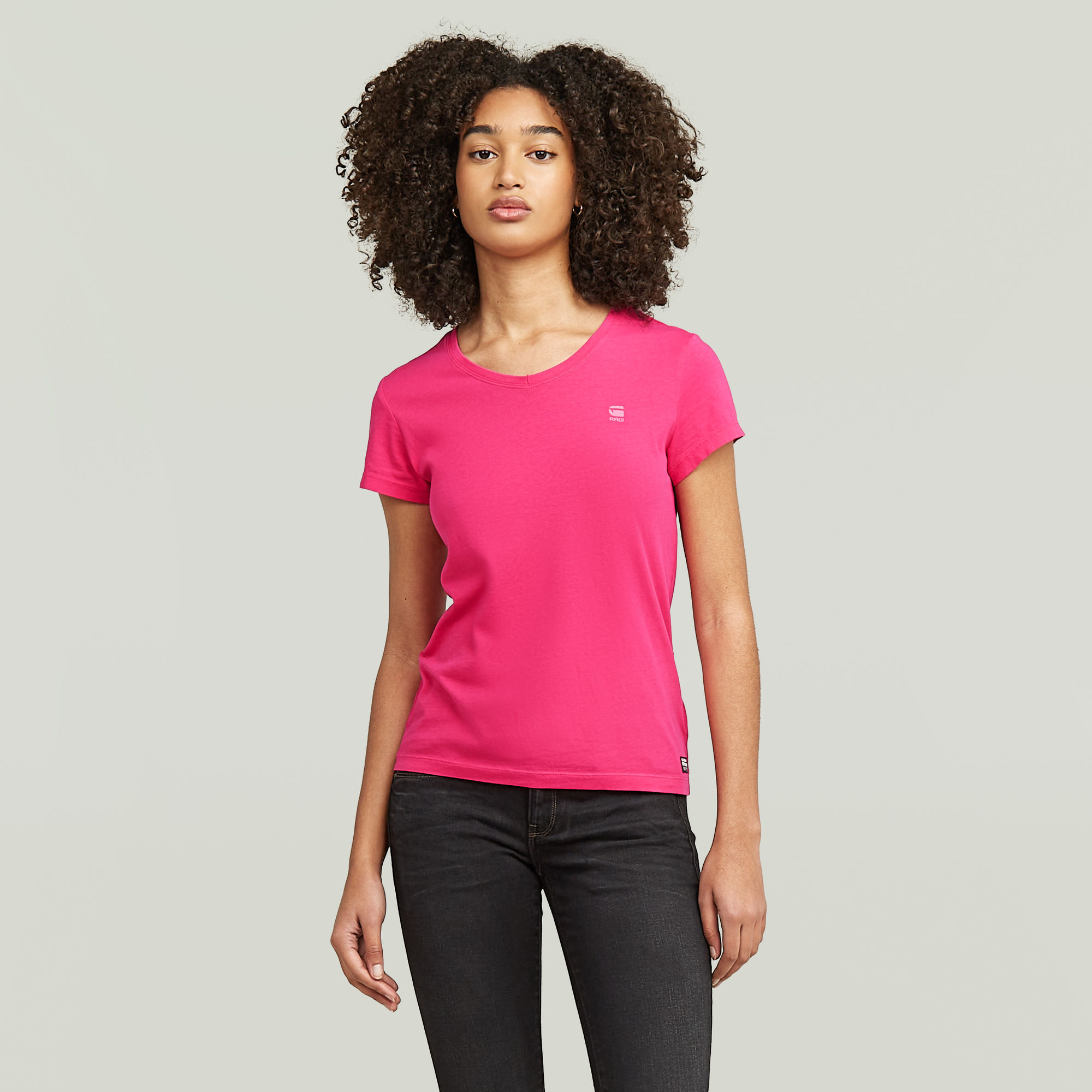 G-Star RAW Eyben Slim Top 2.0 Roze Dames