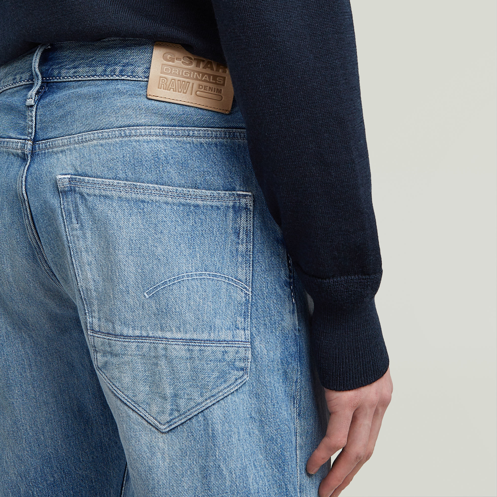 G-Star RAW Morry FWD Regular Tapered Jeans Lichtblauw Heren