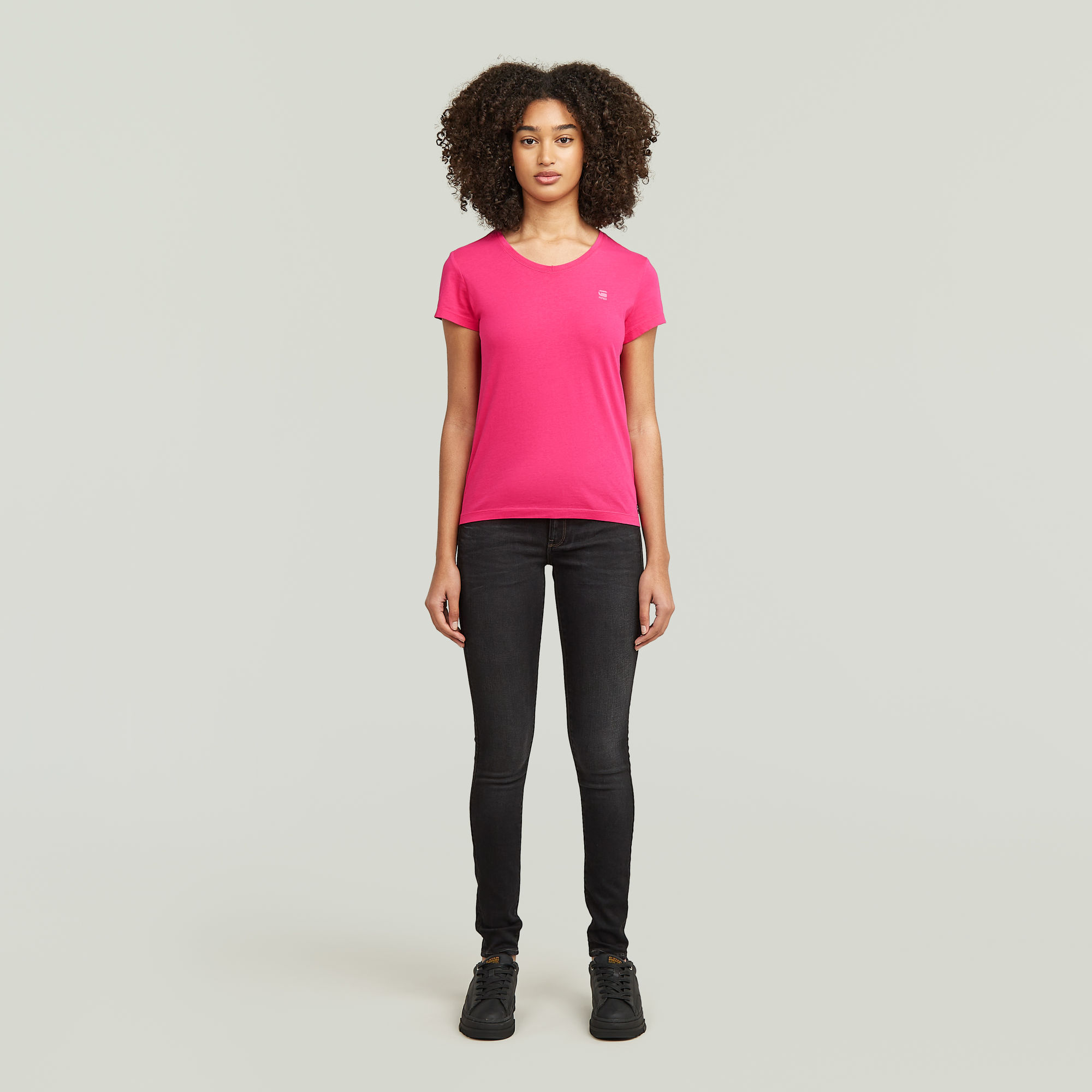 G-Star RAW Eyben Slim Top 2.0 Roze Dames