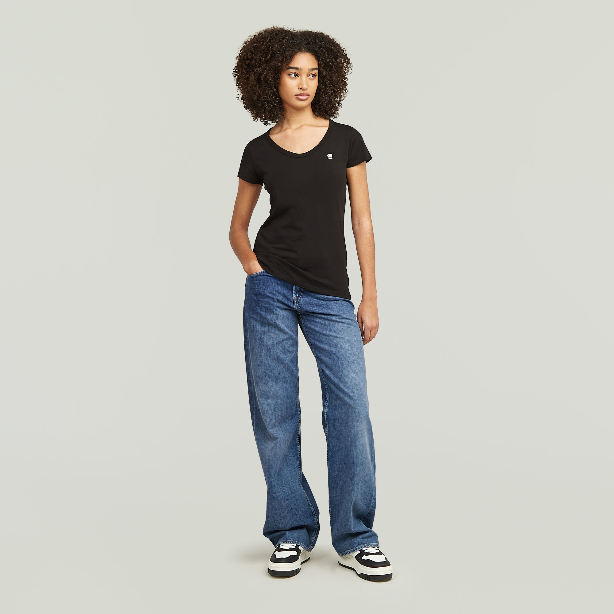 G-Star RAW Slim Top 2 Stuks Zwart Dames