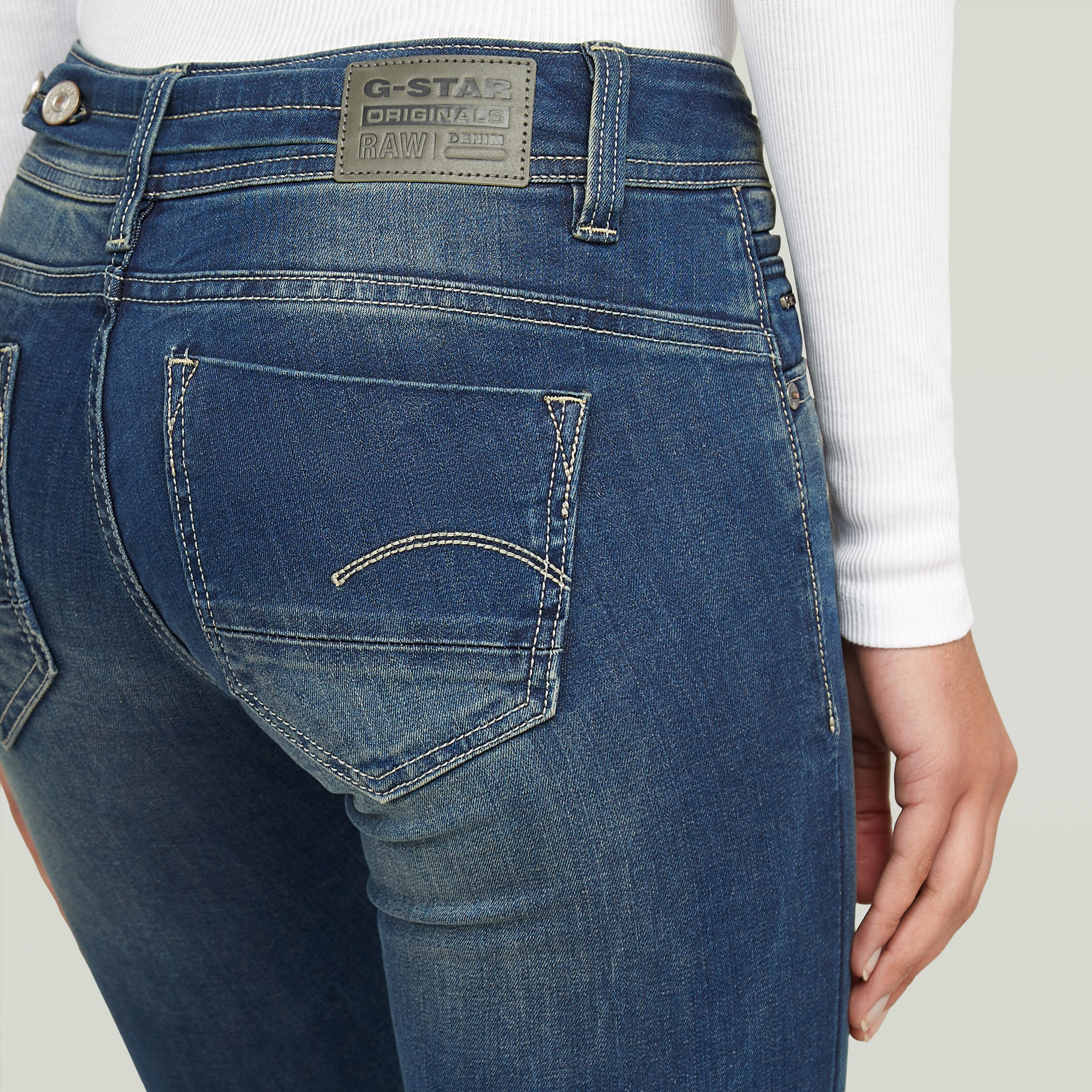 G-Star RAW Midge Bootcut Jeans II Donkerblauw Dames
