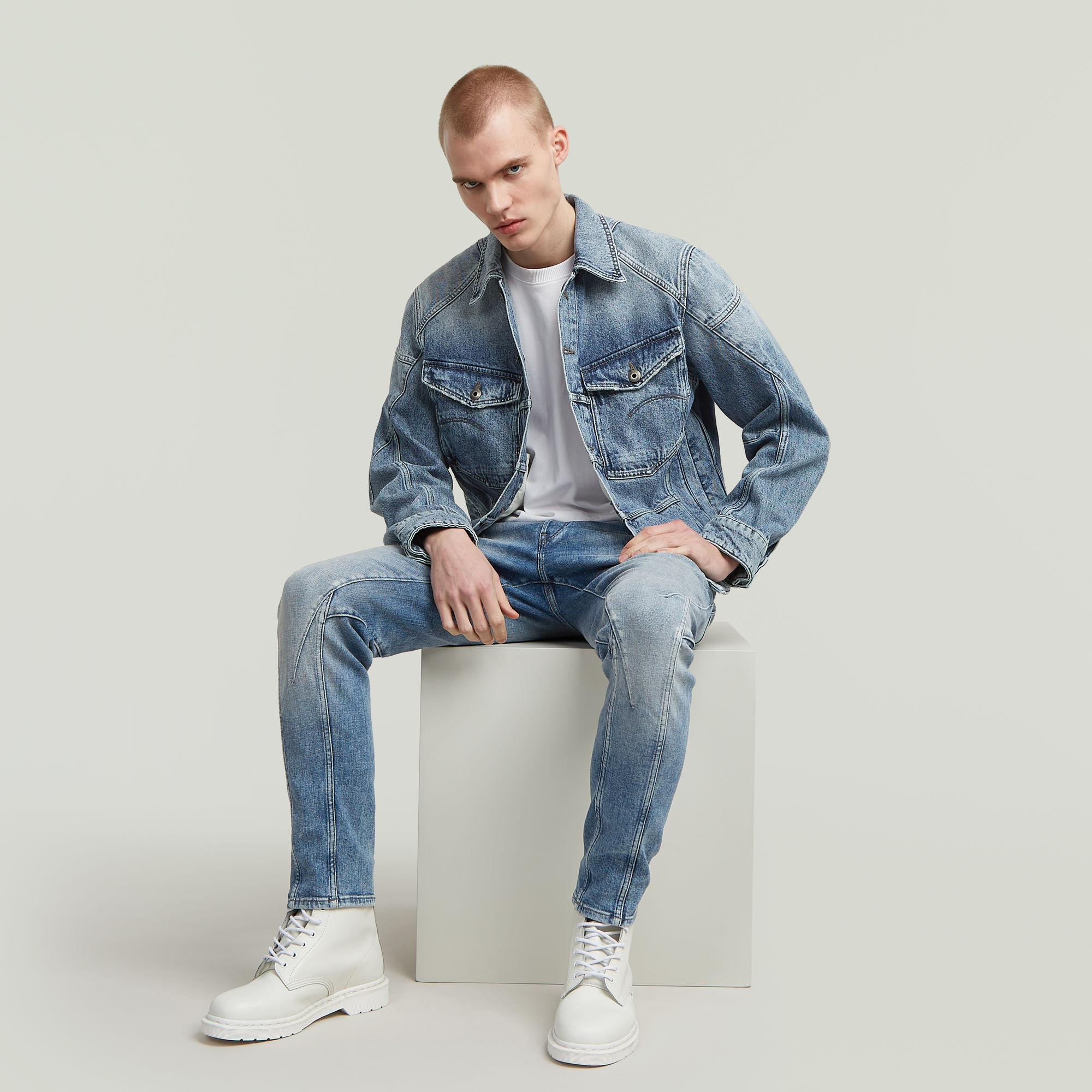 G-Star RAW Kitoh 3D Slim Jeans Lichtblauw Heren