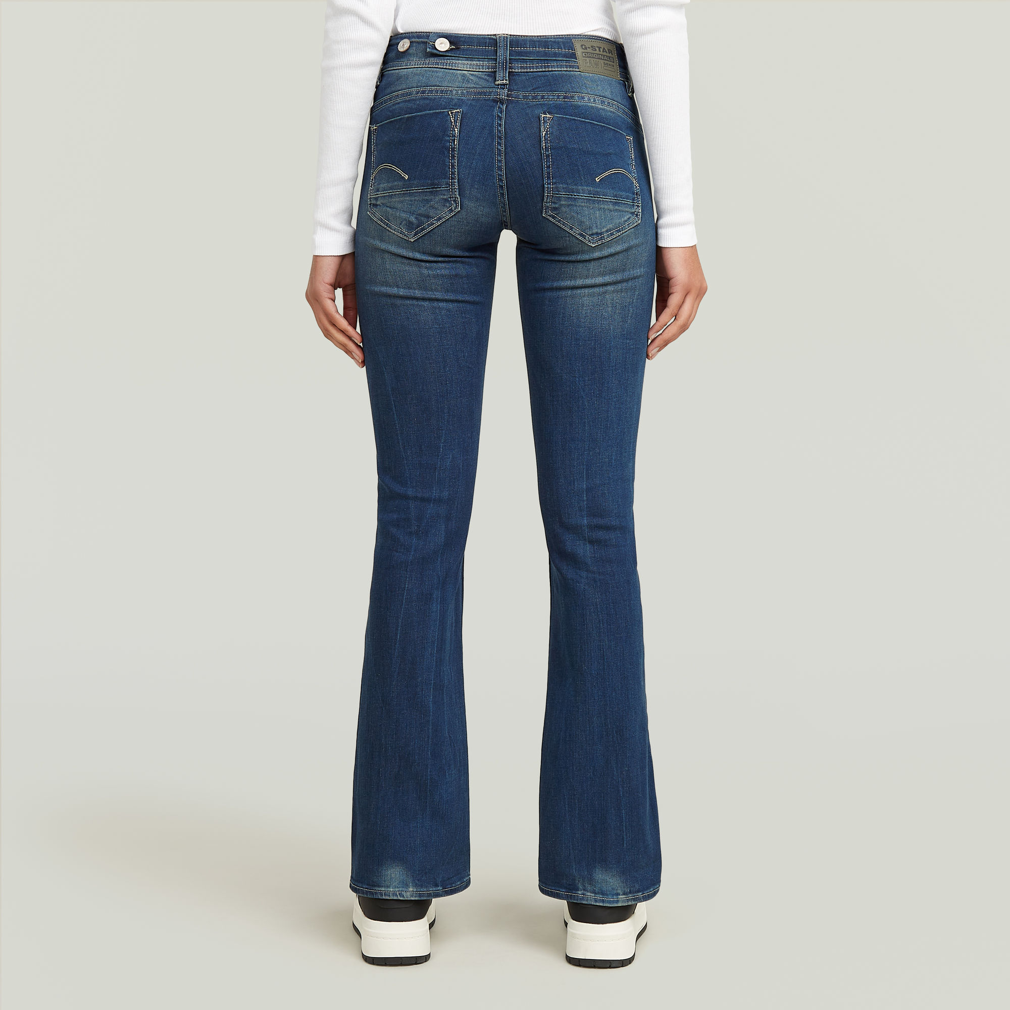 G-Star RAW Midge Bootcut Jeans II Donkerblauw Dames
