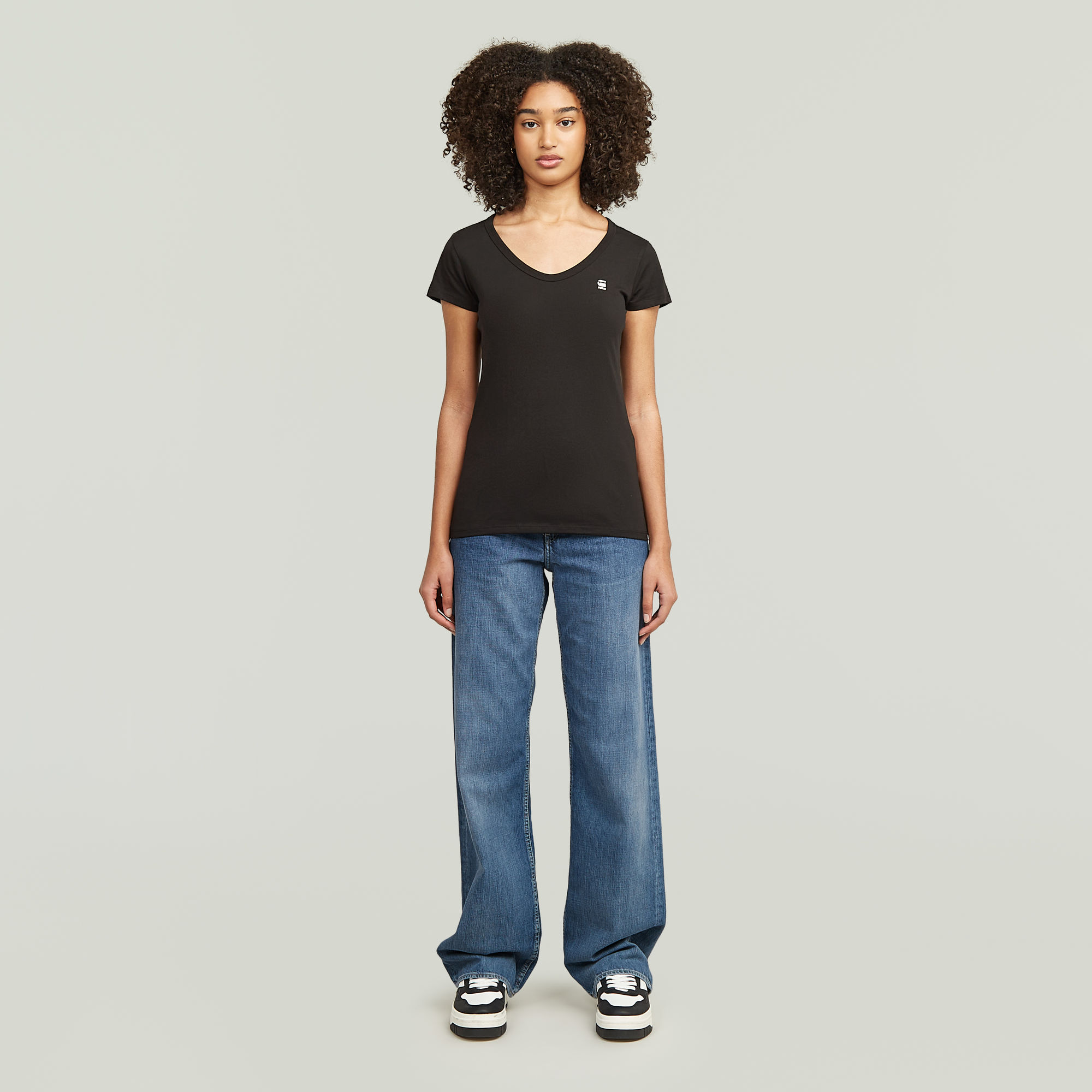 G-Star RAW Slim Top 2 Stuks Zwart Dames