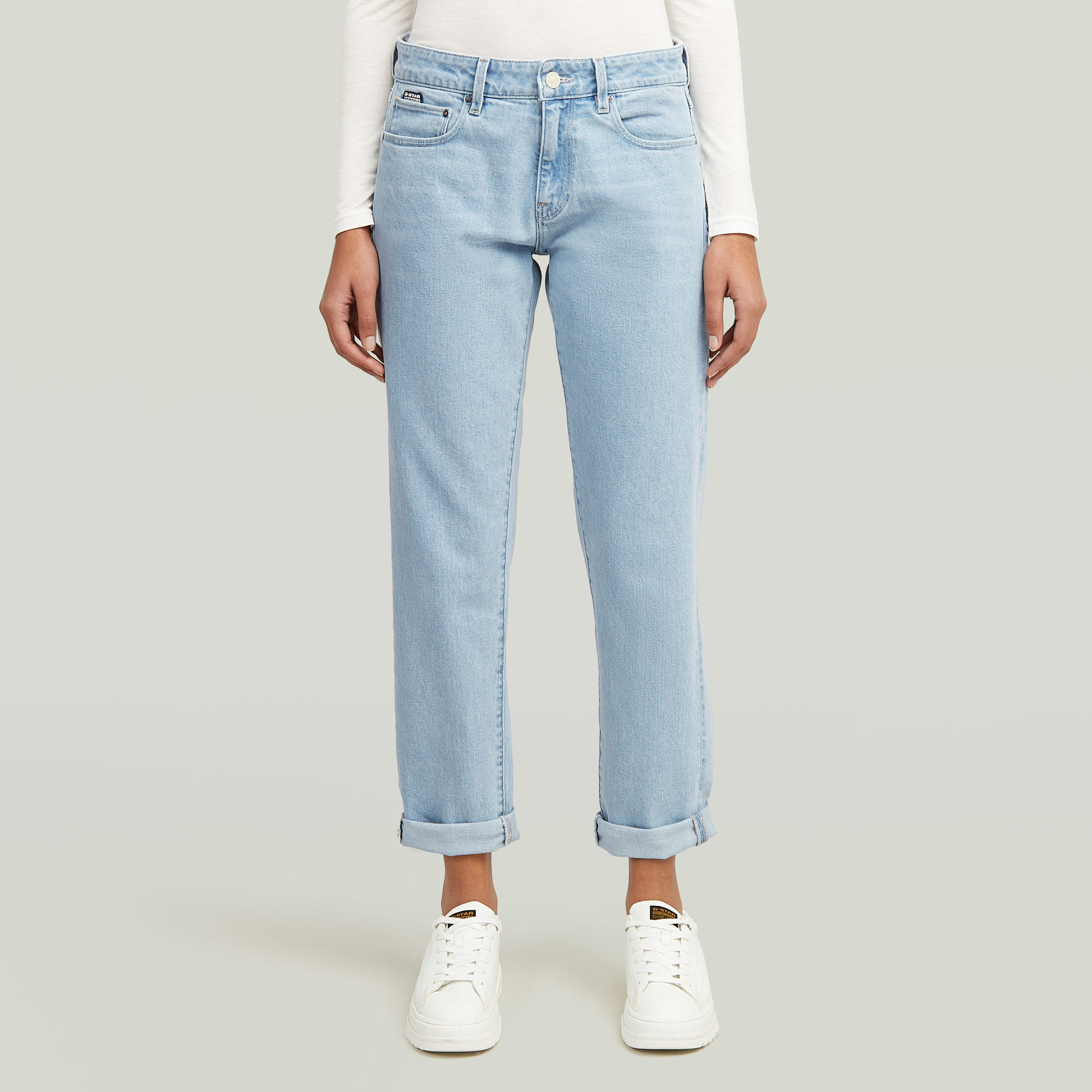 Kate Boyfriend Jeans - Hellblau - Damen