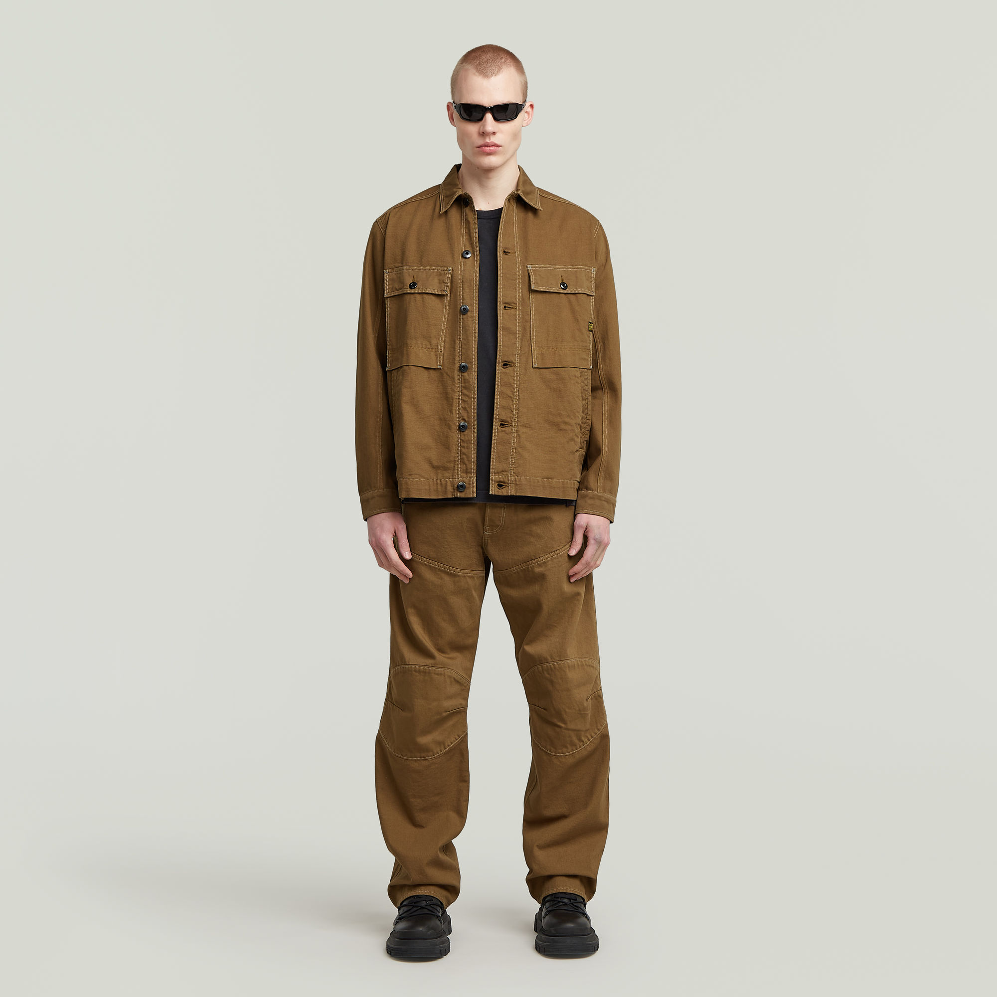 G-Star RAW Mosa Overshirt Bruin Heren