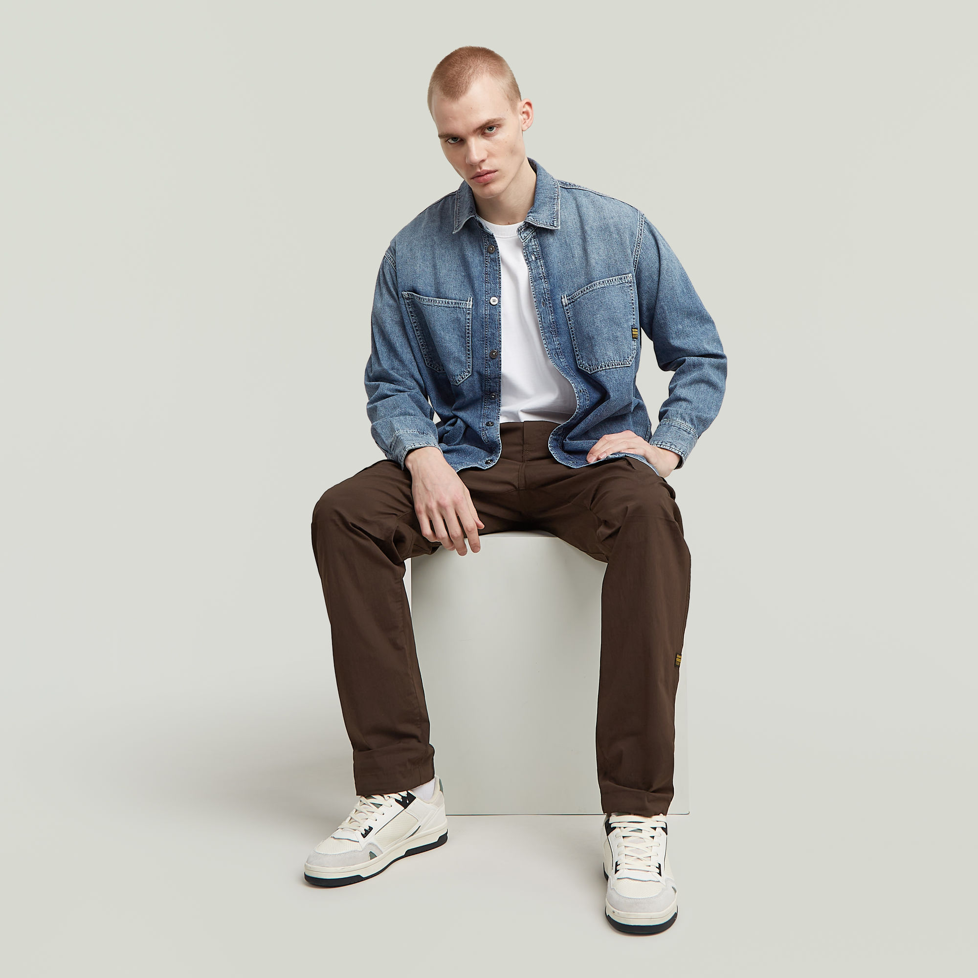 G-Star RAW Core Regular Cargobroek Bruin Heren