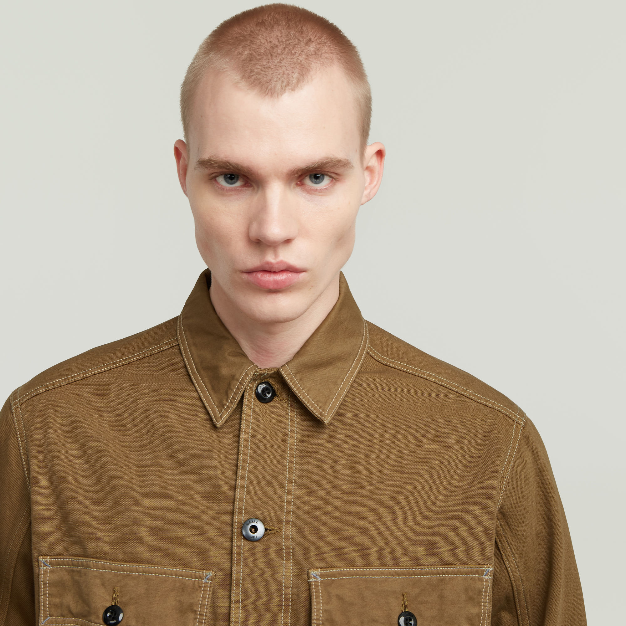 G-Star RAW Mosa Overshirt Bruin Heren