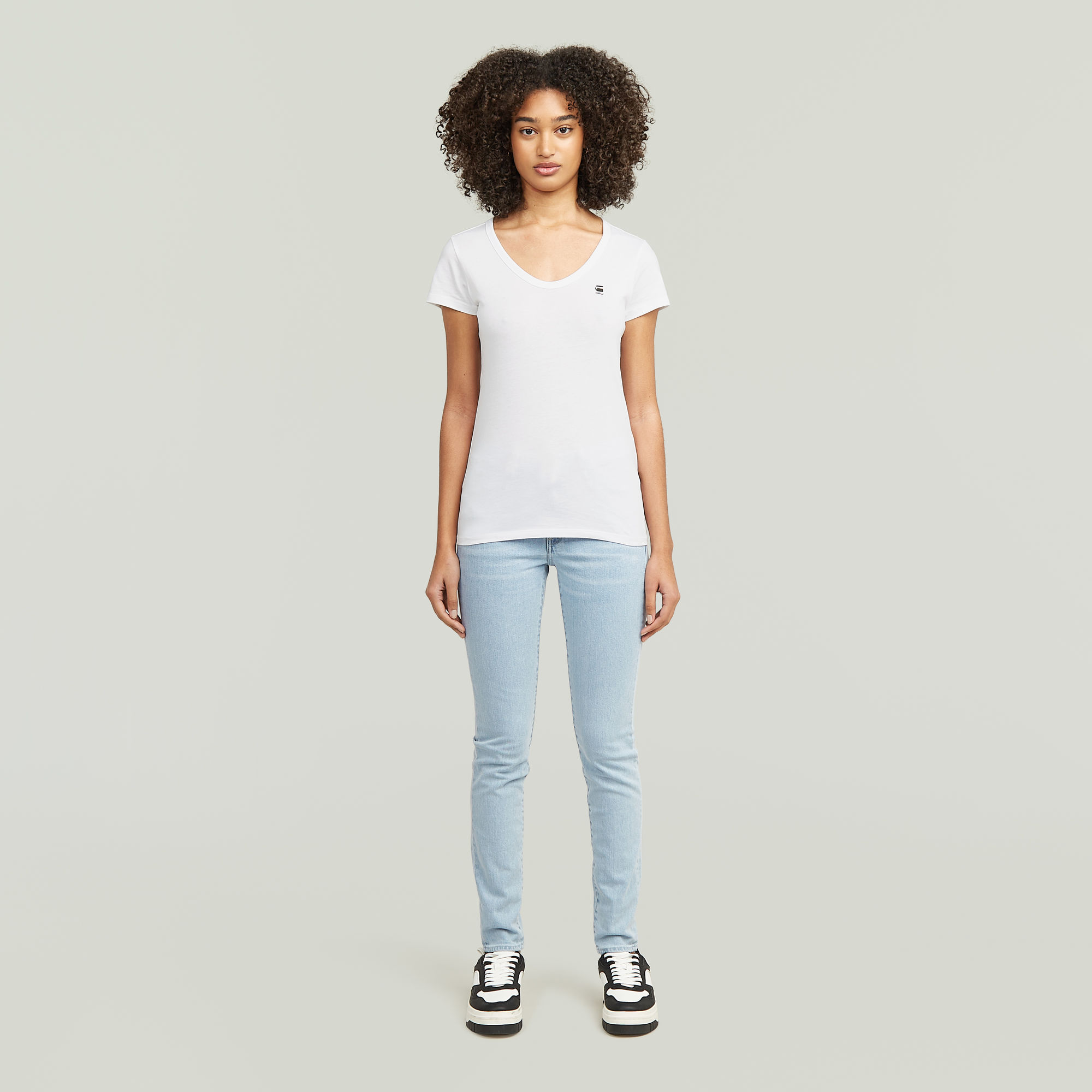 G-Star RAW Slim Top 2 Stuks Wit Dames