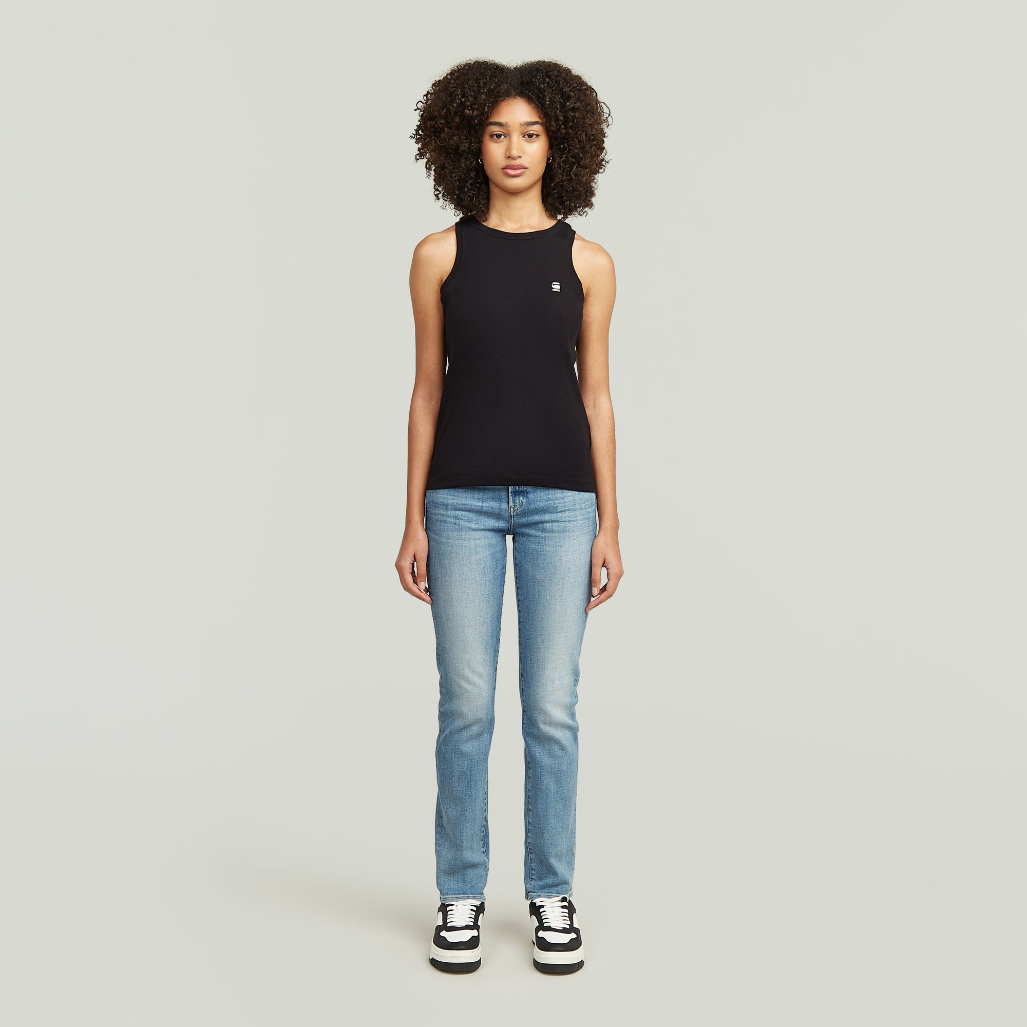 G-Star RAW Slim Rib Tanktop 2 Stuks Meerkleurig Dames
