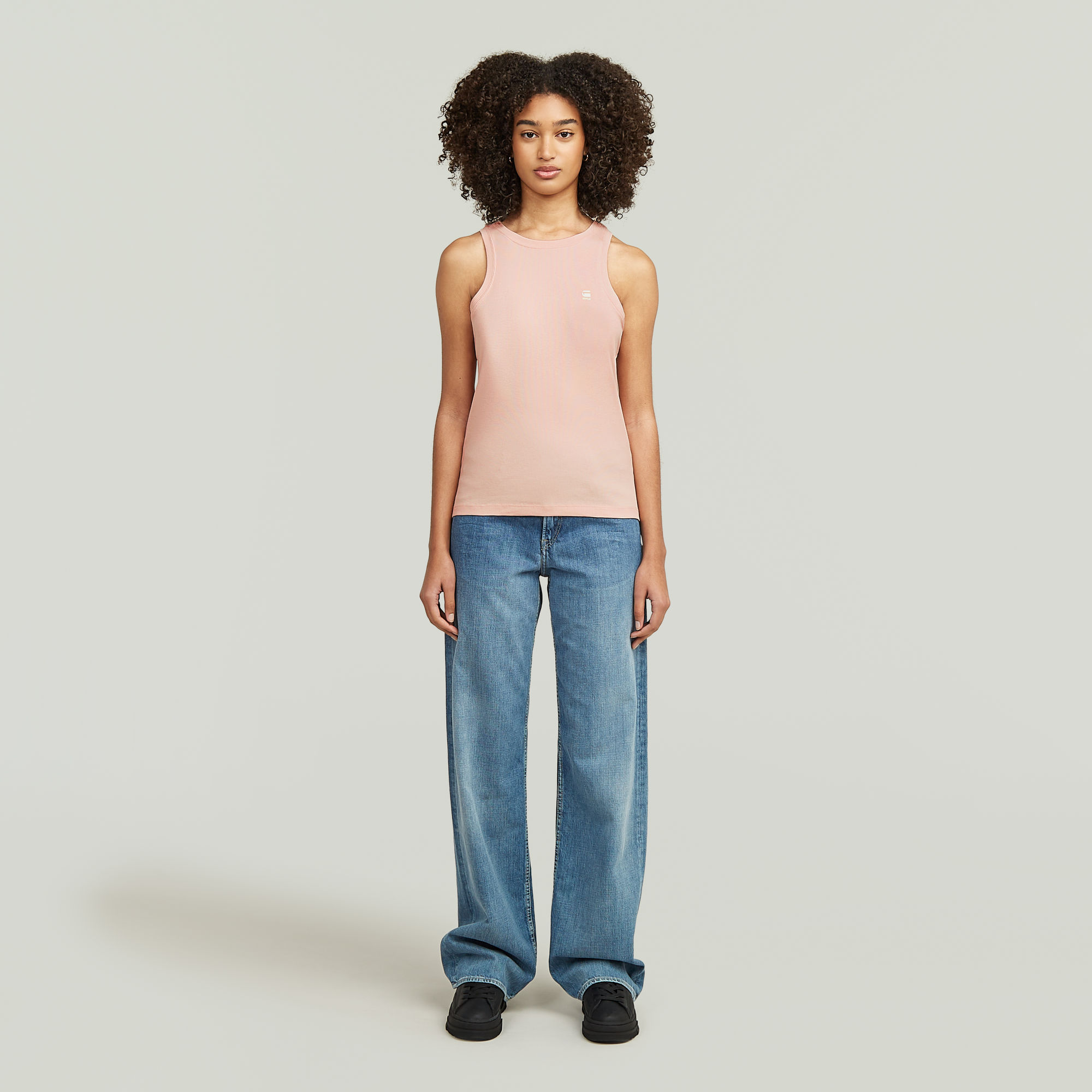 G-Star RAW Slim Rib Tanktop 2 Stuks Meerkleurig Dames