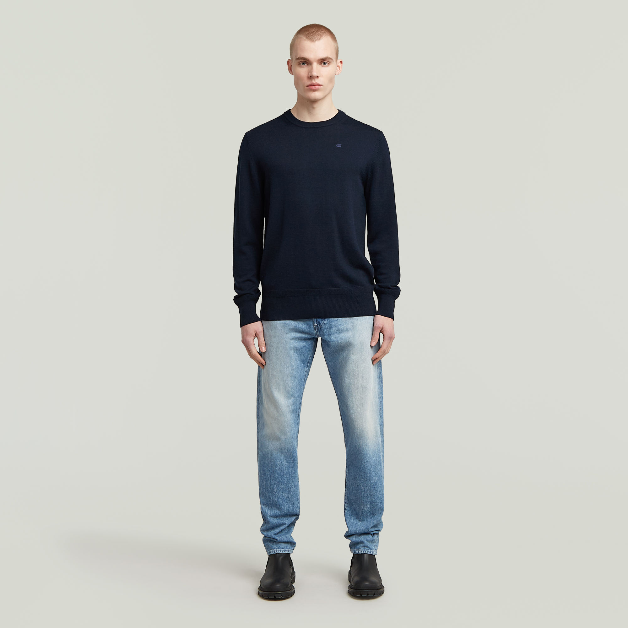 Thumbnail - Premium Core Knit - Dunkelblau - Herren
