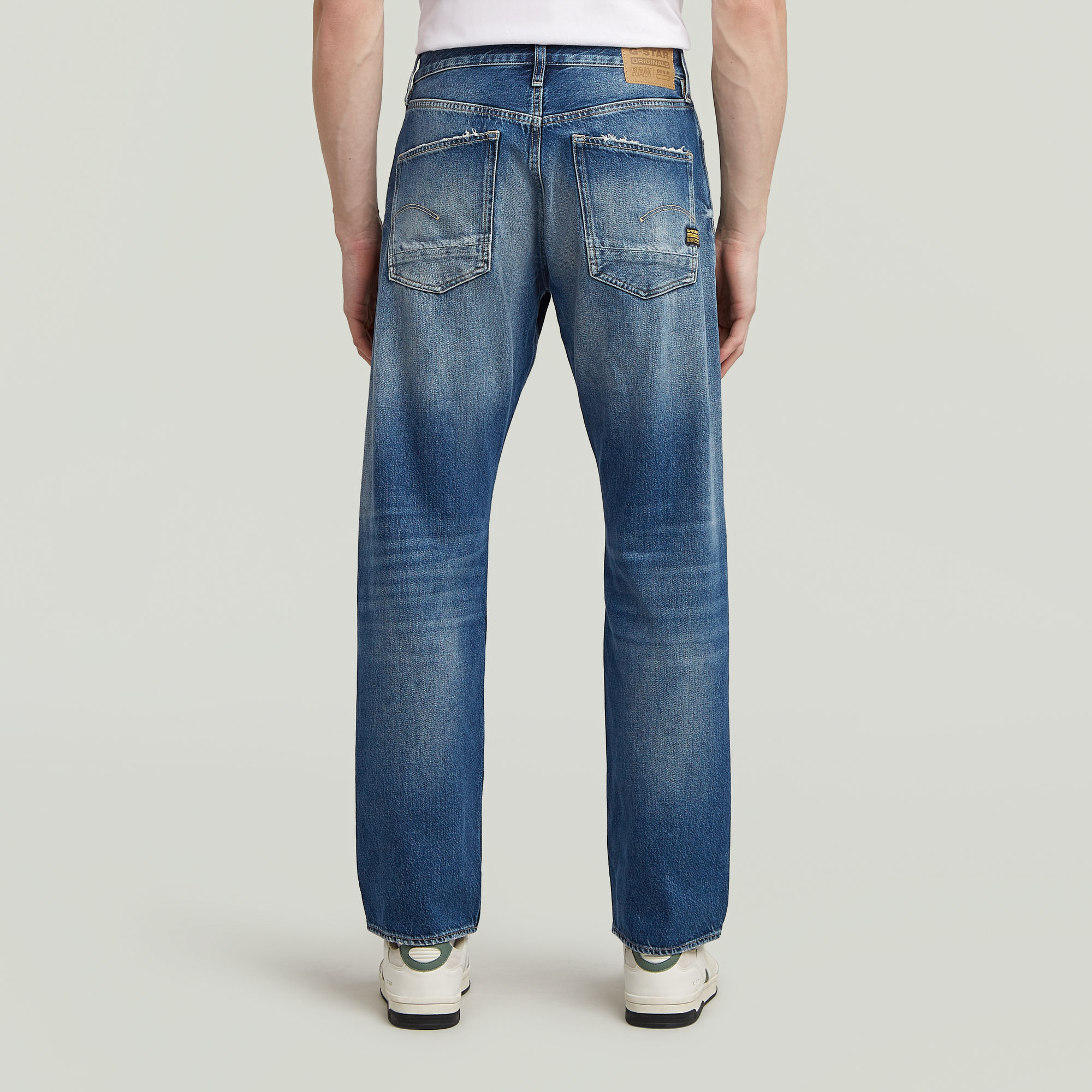 G-Star RAW Dakota Regular Straight Jeans Midden blauw Heren