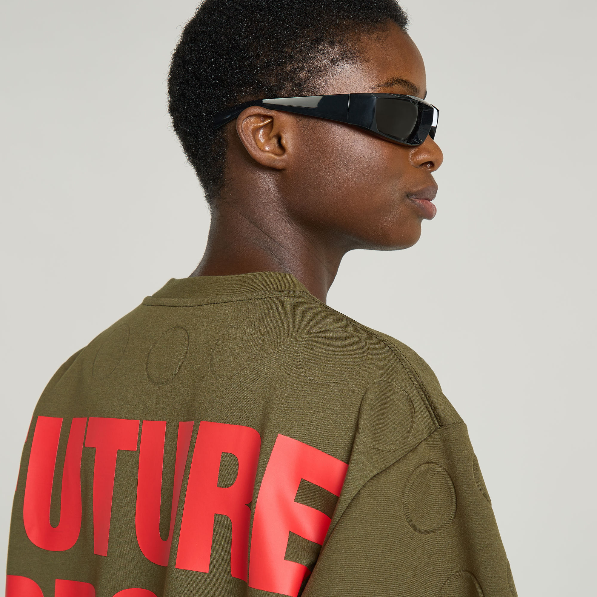 G-Star RAW WVB Unisex Boxy T-Shirt Groen Heren