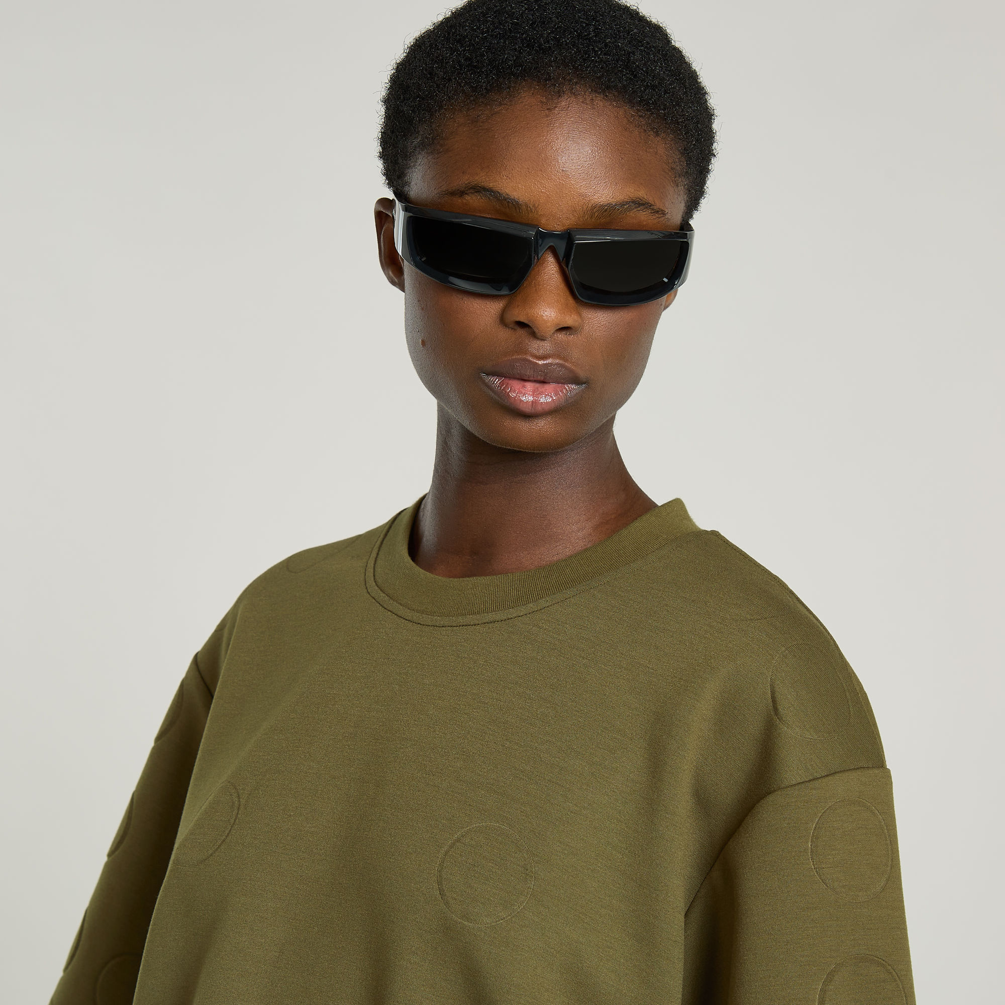 G-Star RAW WVB Unisex Boxy T-Shirt Groen Heren