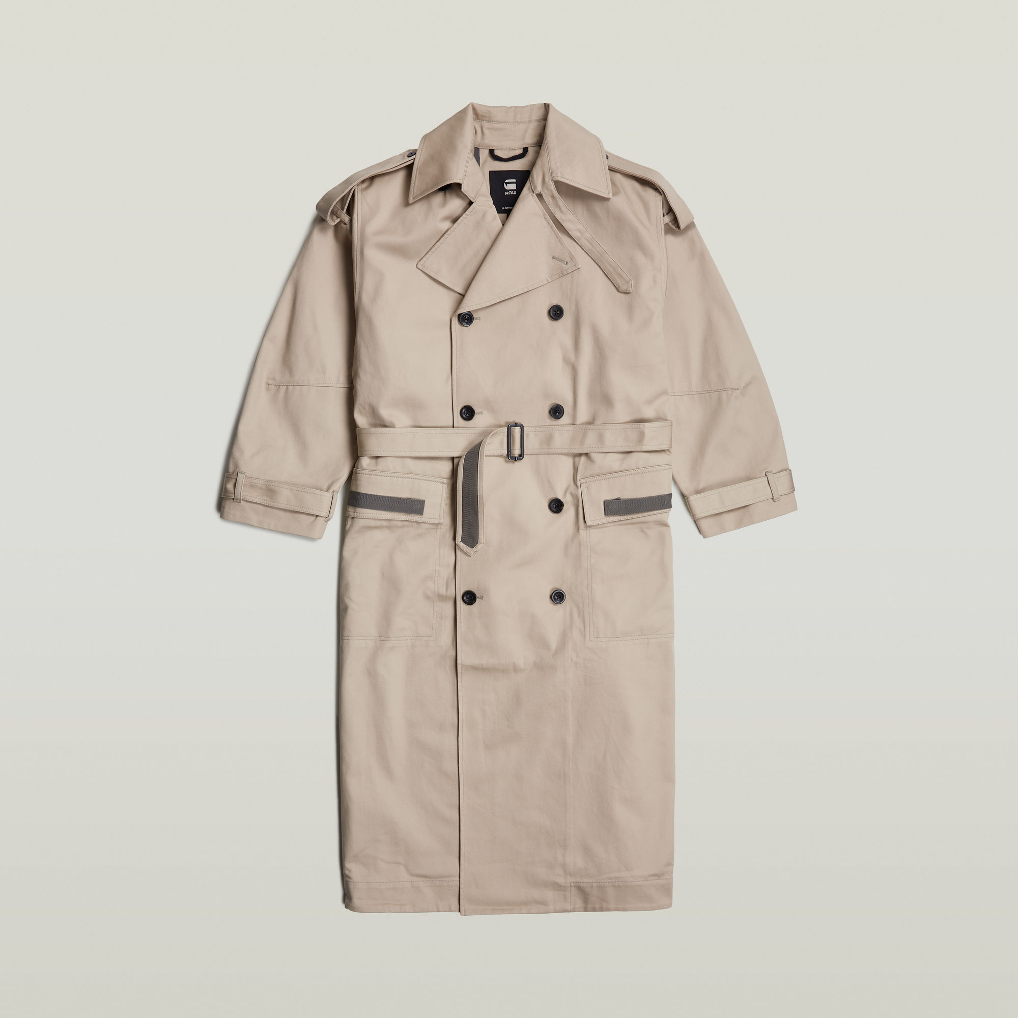 G-Star RAW Macro Balloon Trenchcoat Beige Dames