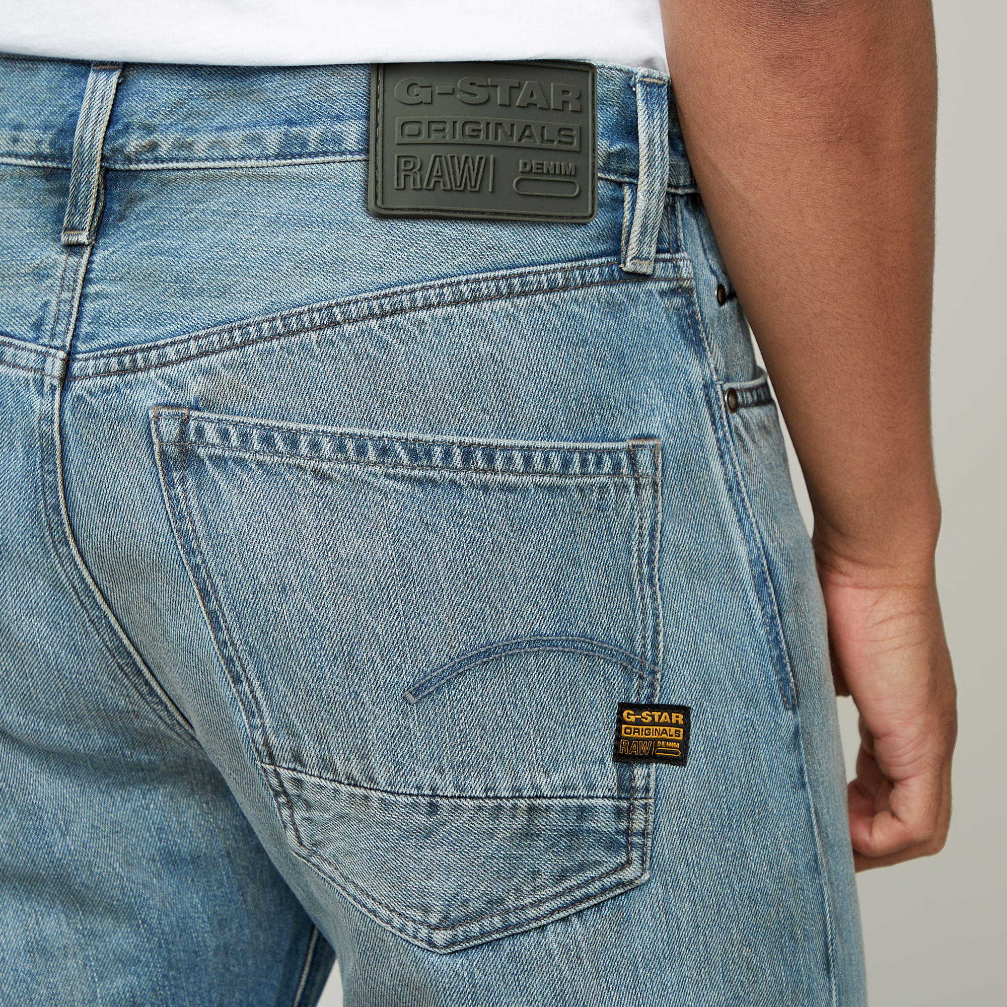 G-Star RAW Dakota Regular Straight Jeans Lichtblauw Heren