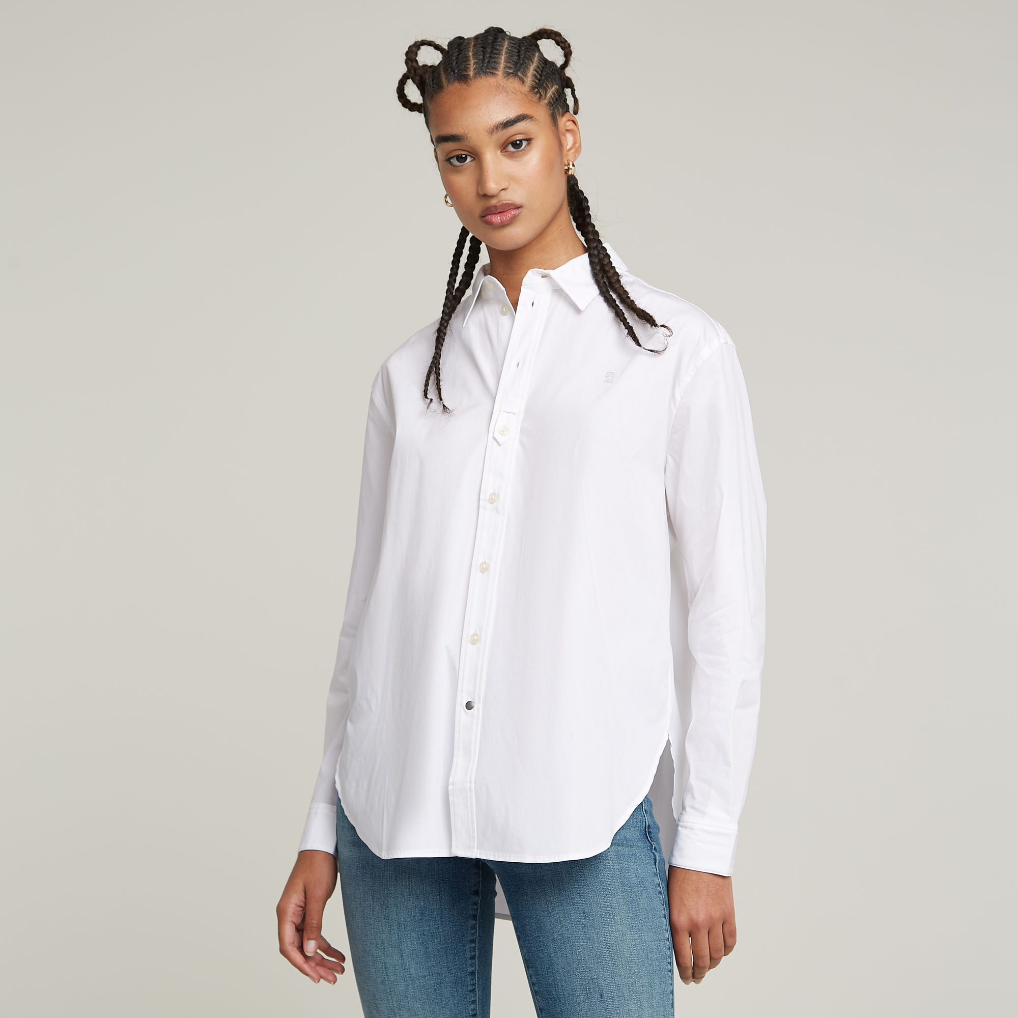 

Boyfriend Shirt - White - Women