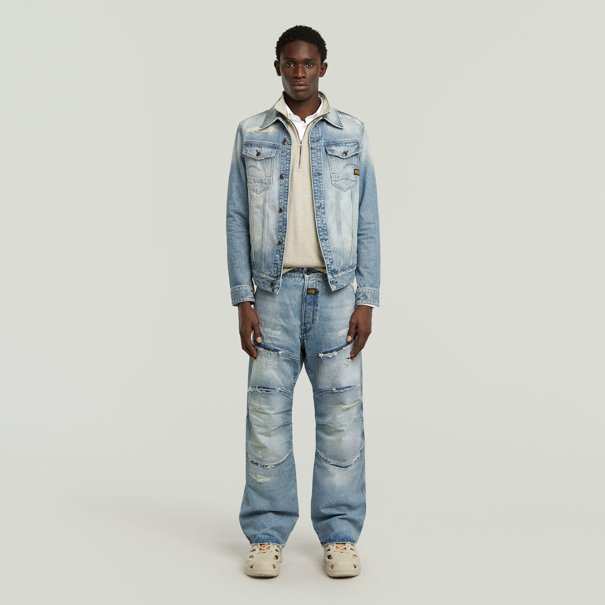 G-Star RAW Essential Arc 3D Unisex Jack Midden blauw Heren
