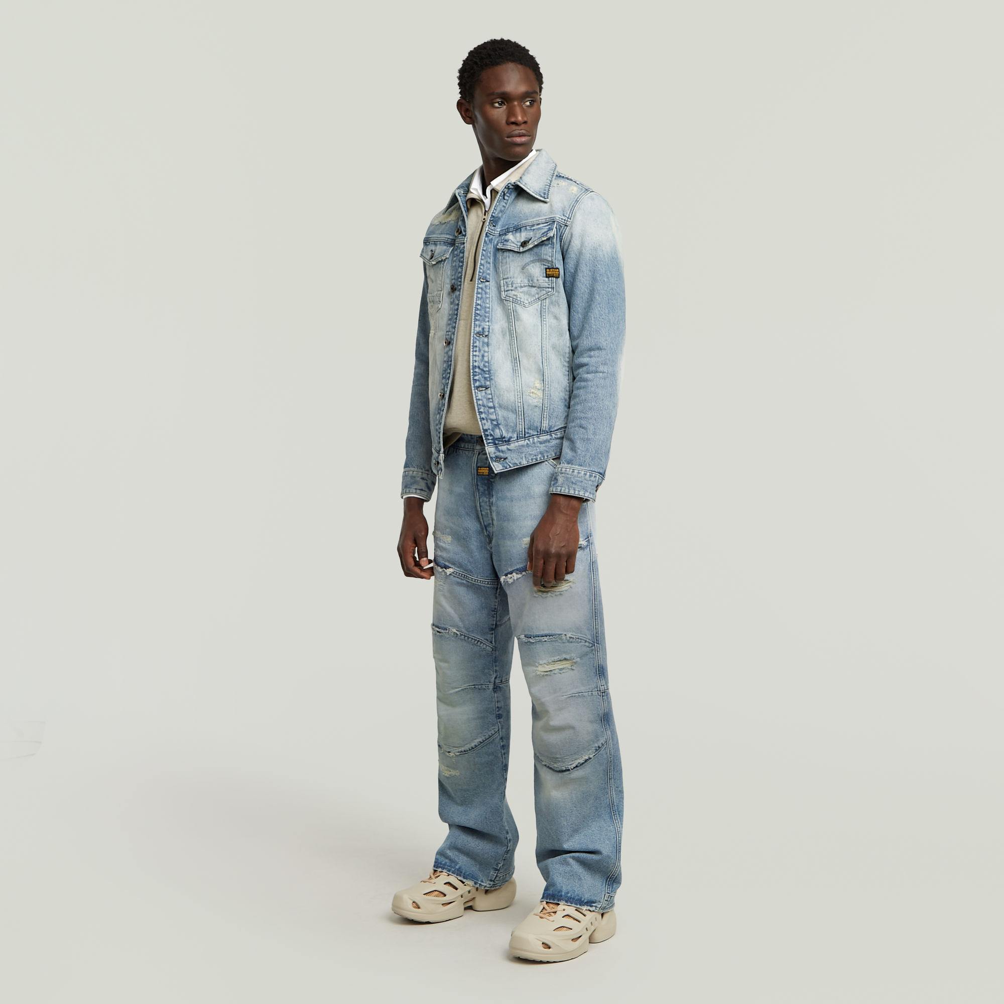 G-Star RAW Essential Arc 3D Unisex Jack Midden blauw Heren