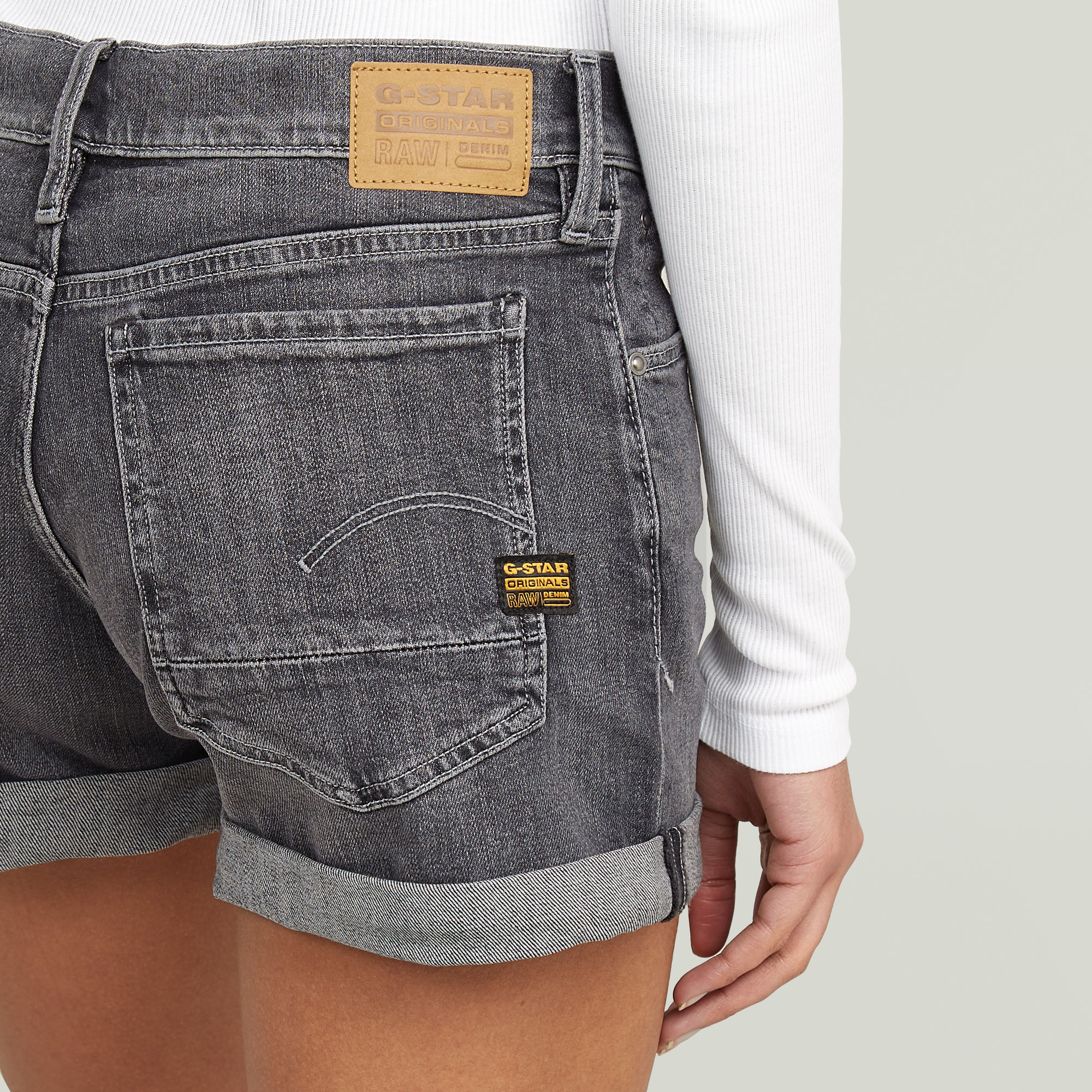 G-Star RAW Judee Denim Short Grijs Dames