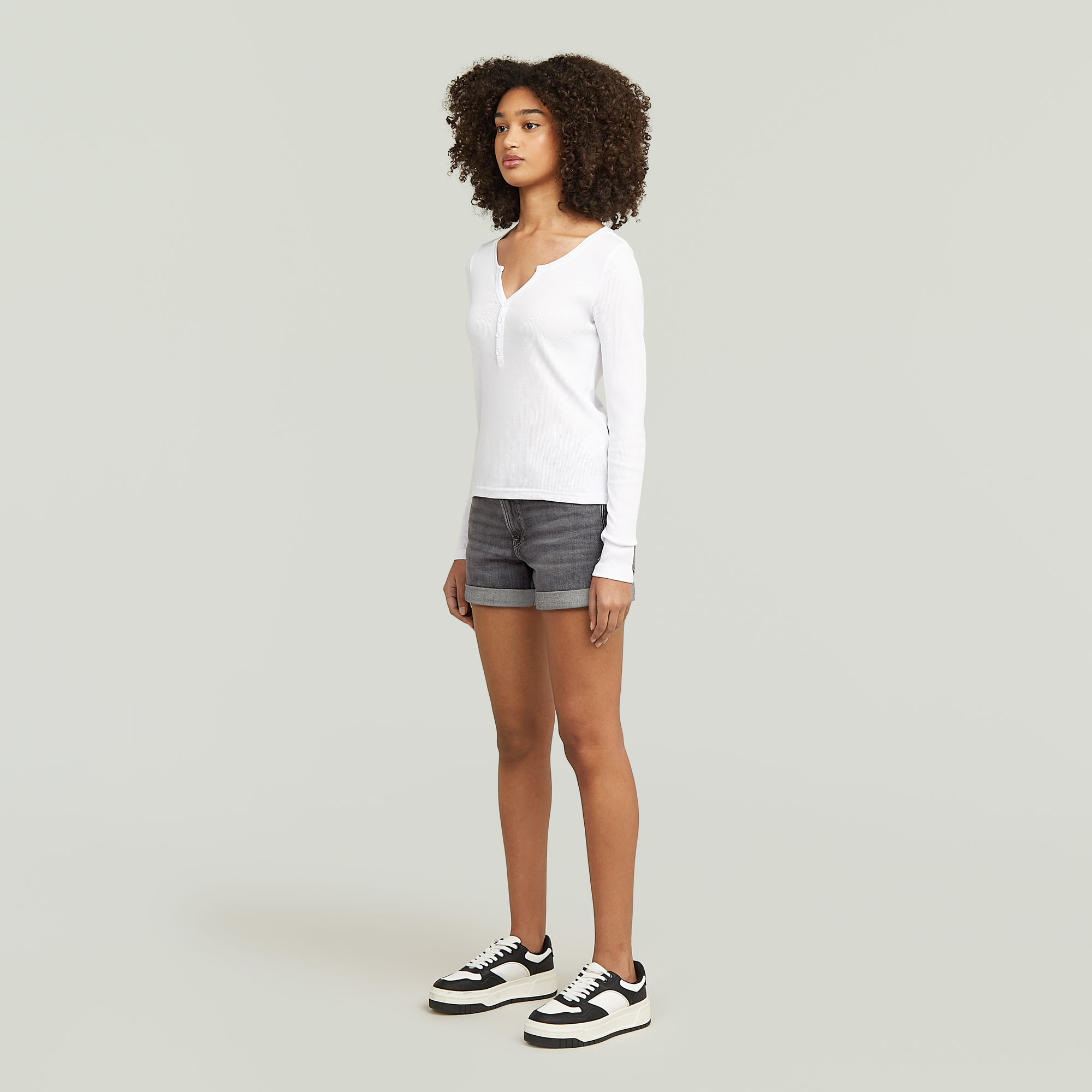 G-Star RAW Judee Denim Short Grijs Dames