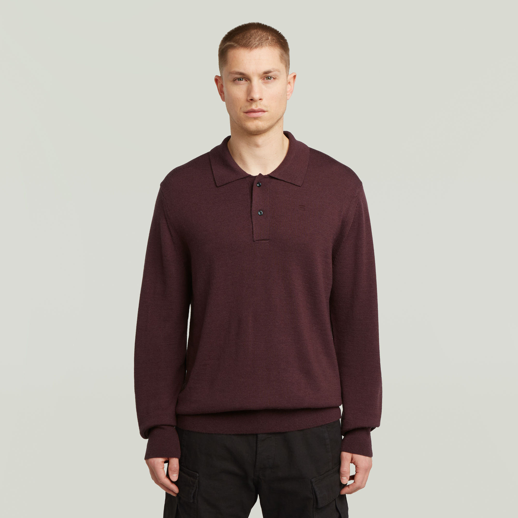 

Premium Core Dunda Polo Knit - Red - Men