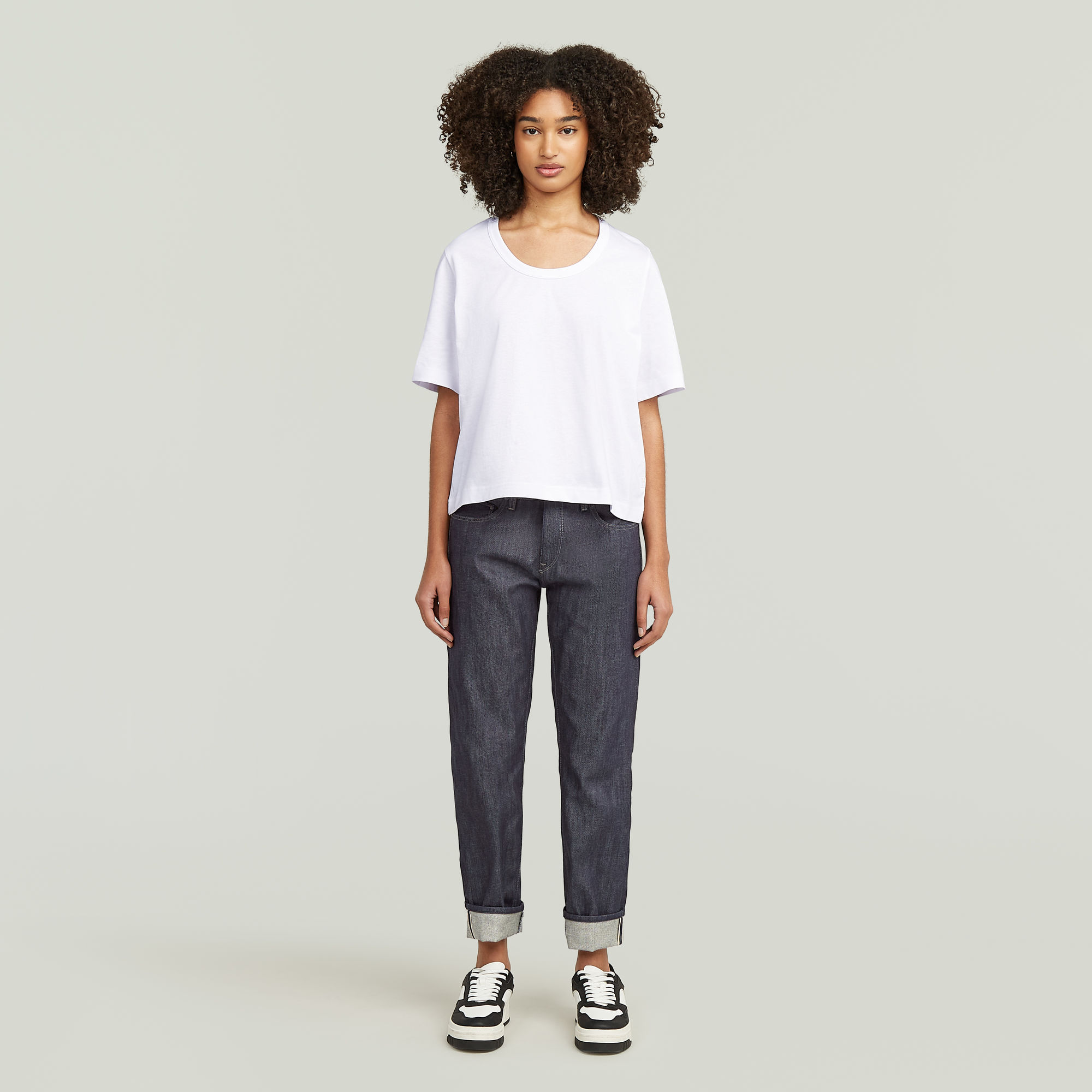 G-Star RAW Kate Boyfriend Selvedge Jeans Donkerblauw Dames