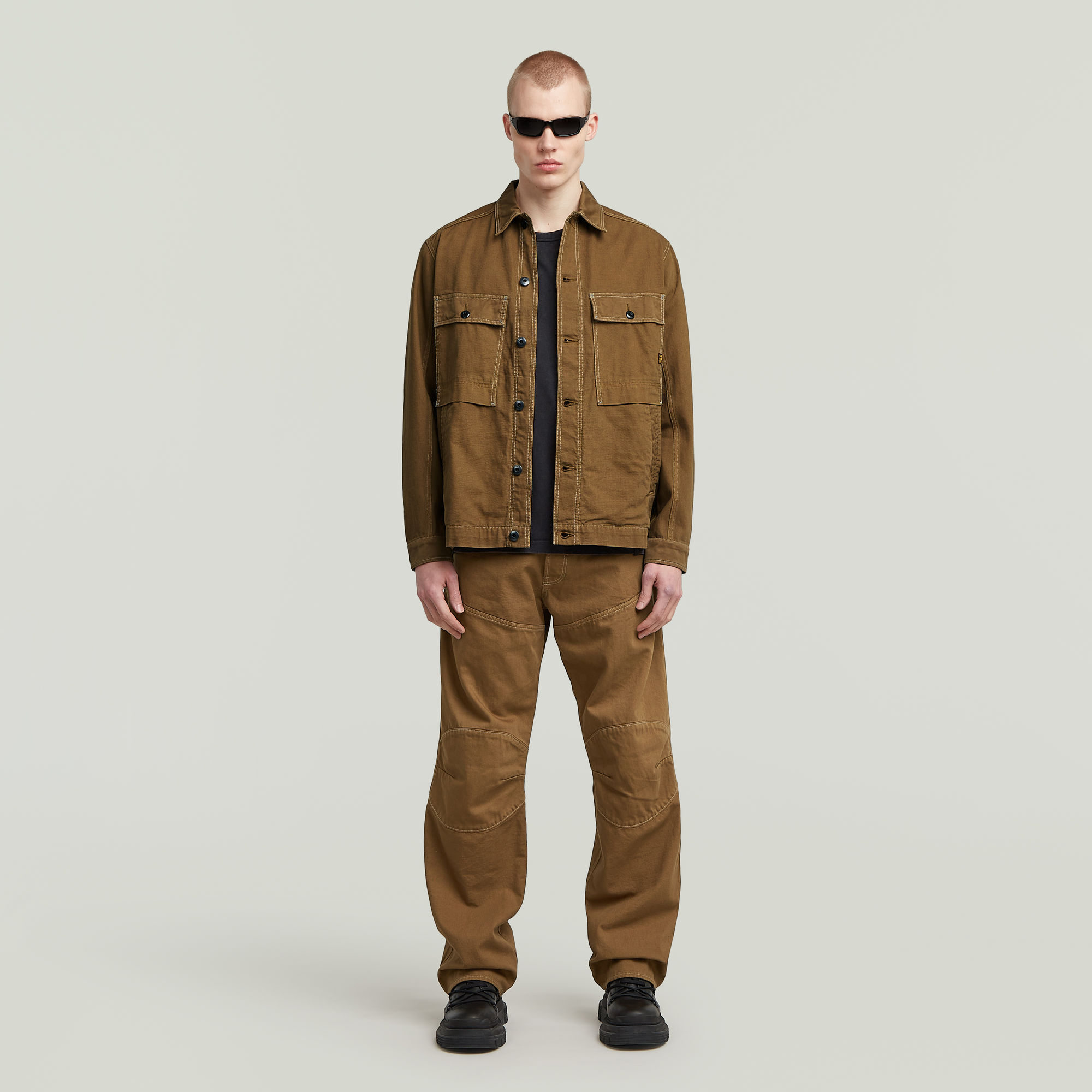 Thumbnail - 5620 Loose Jeans - Braun - Herren