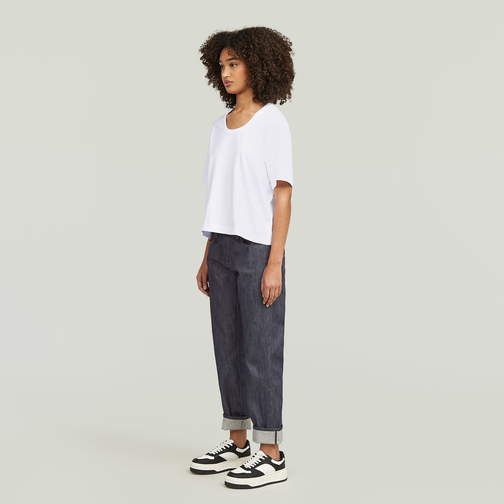 G-Star RAW Kate Boyfriend Selvedge Jeans Donkerblauw Dames