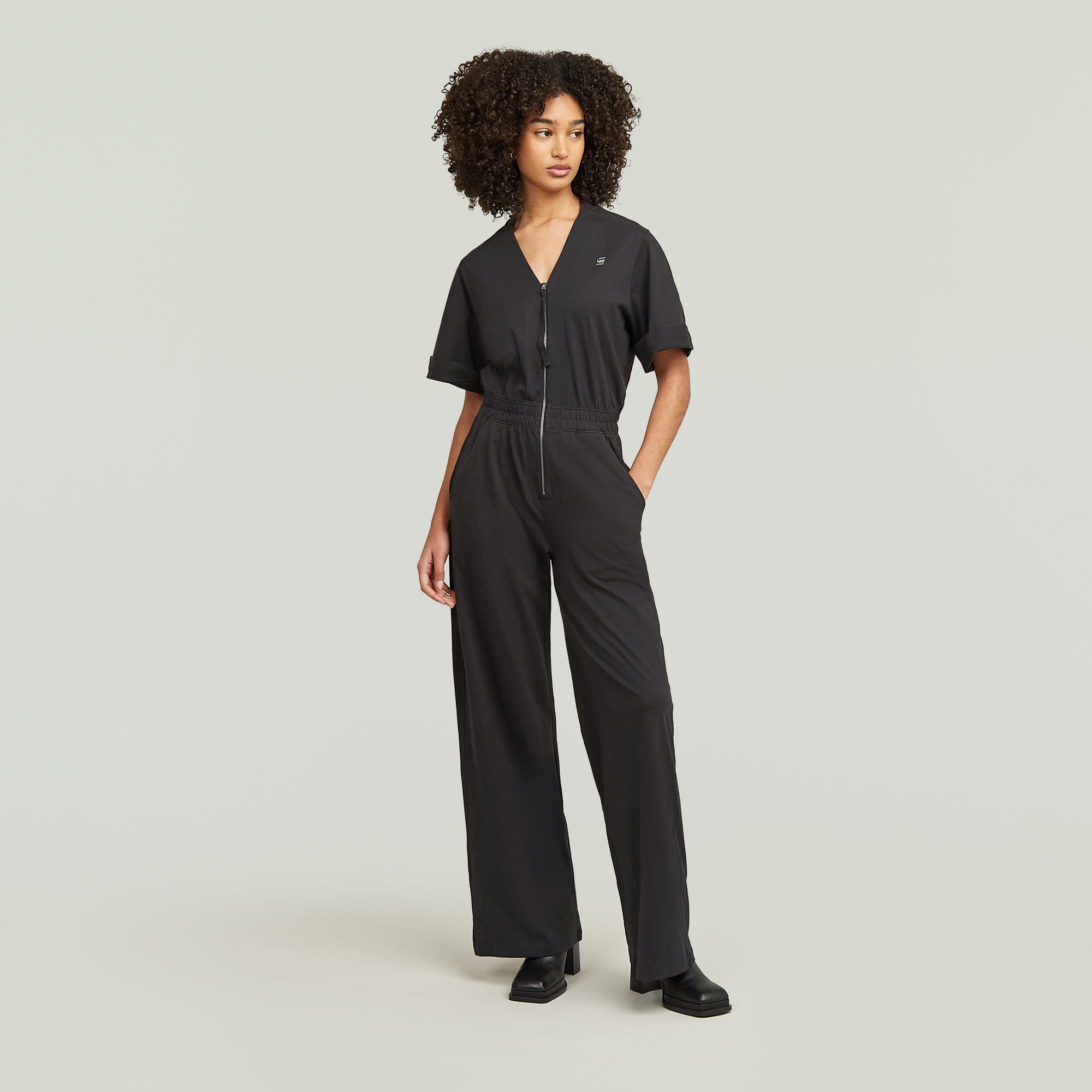 G-Star RAW Blouse Jumpsuit Zwart Dames