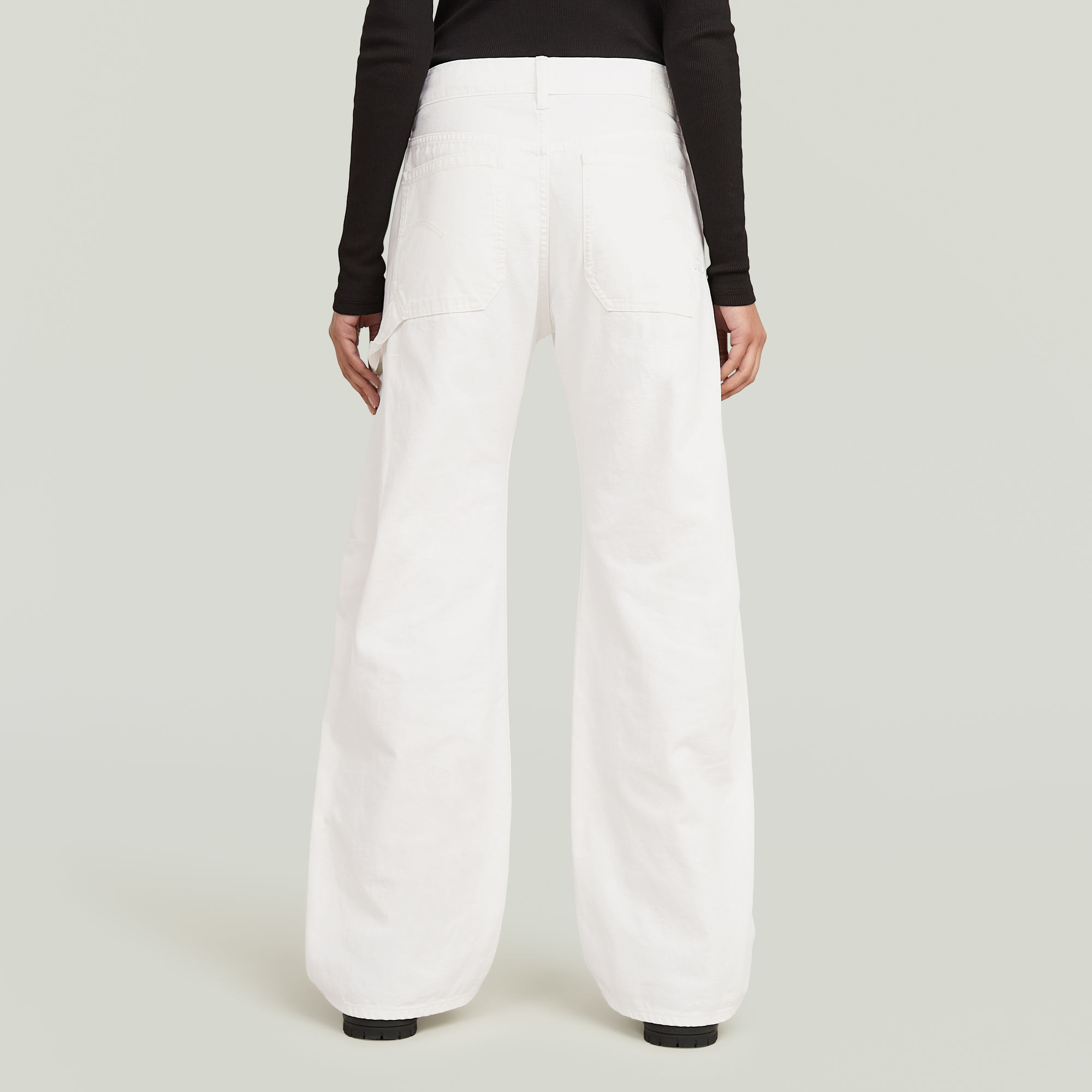 G-Star RAW Bowey 3D Carpenter Loose Jeans Wit Dames