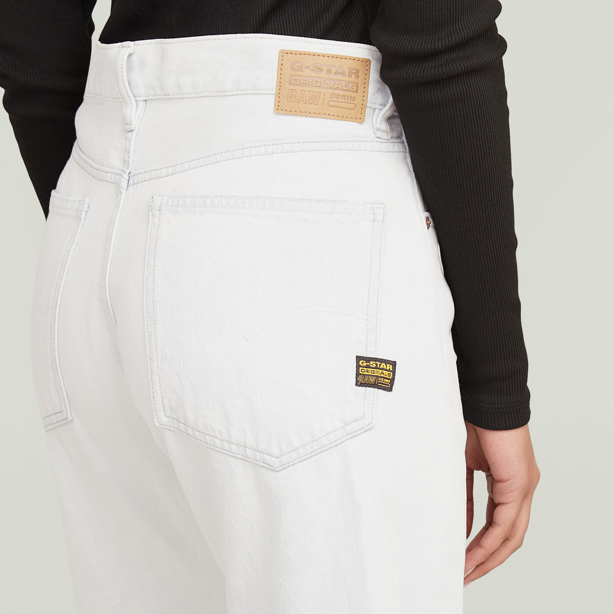 G-Star RAW Bowey 3D Carpenter Loose Jeans Wit Dames
