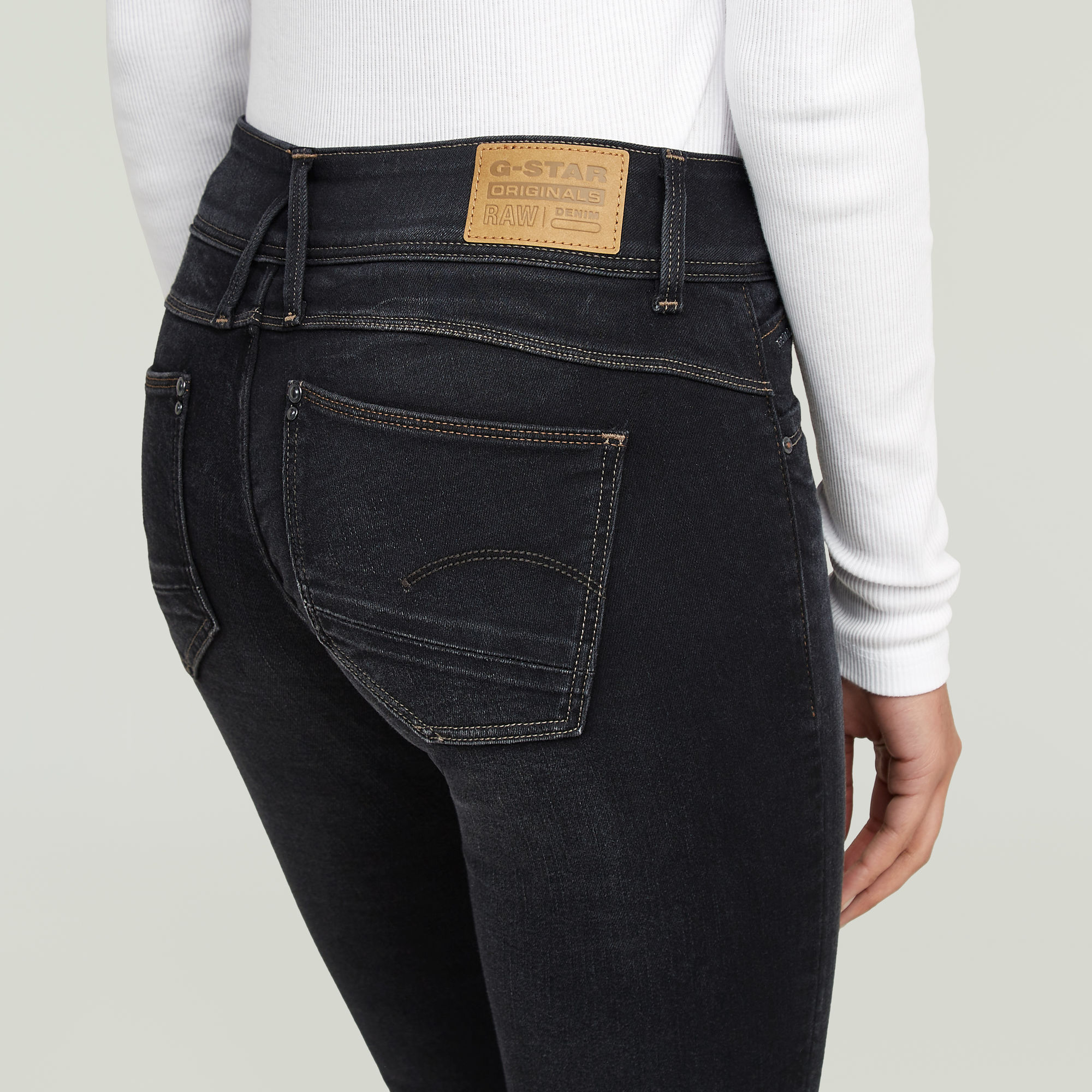 G-Star RAW Lynn Skinny Jeans II Grijs Dames