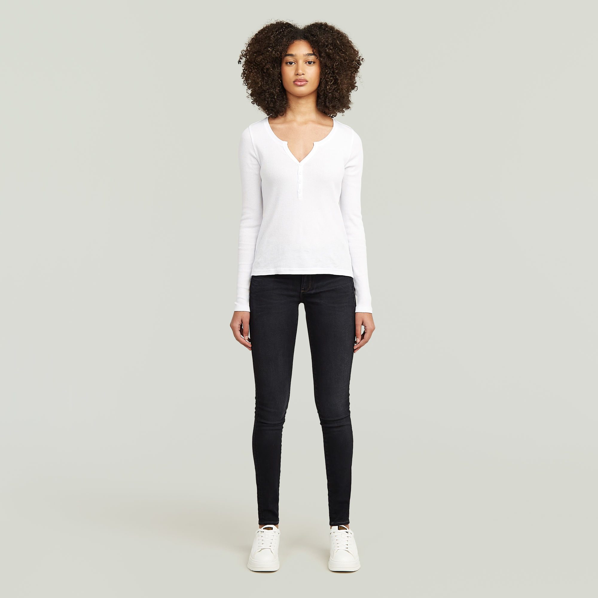 G-Star RAW Lynn Skinny Jeans II Grijs Dames