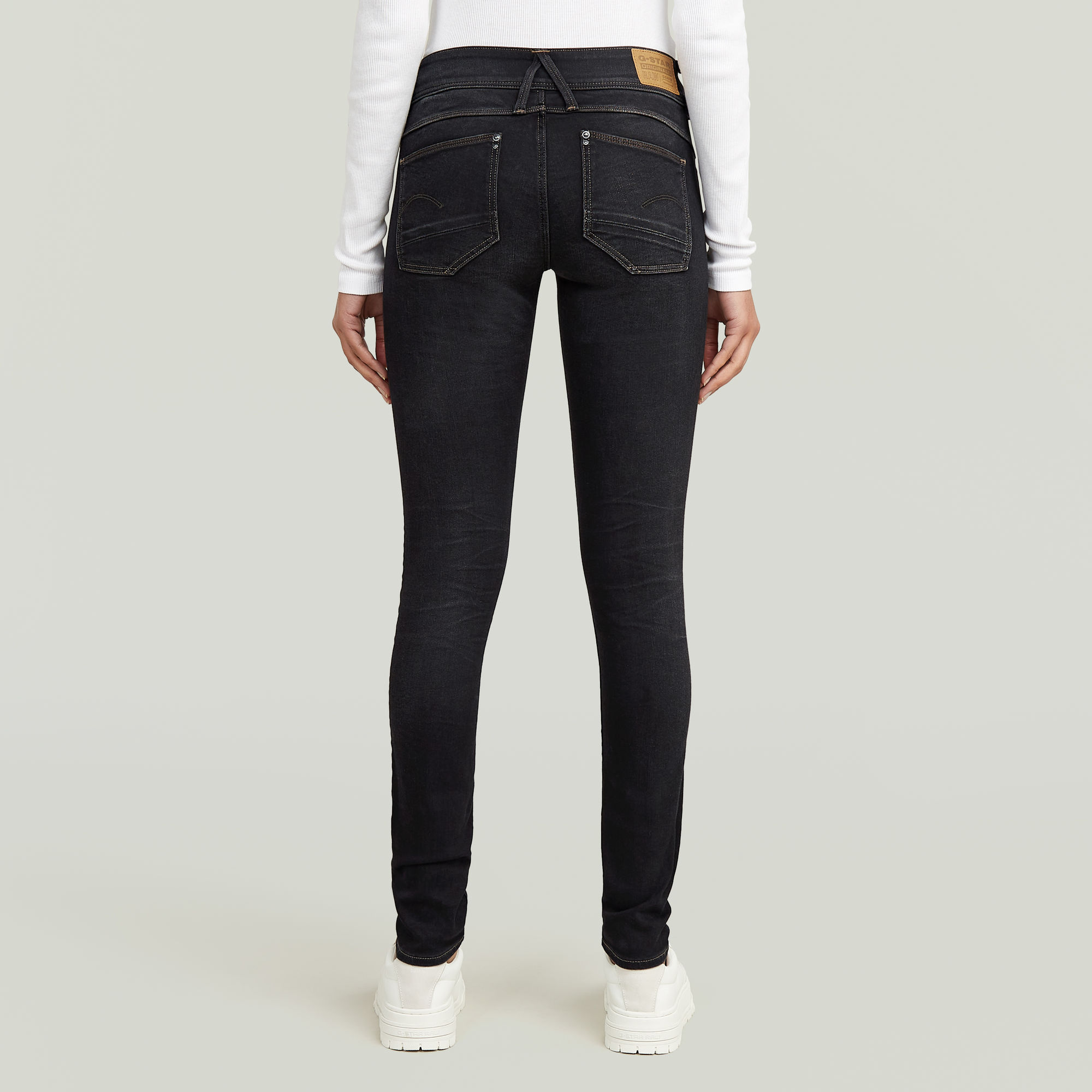 G-Star RAW Lynn Skinny Jeans II Grijs Dames