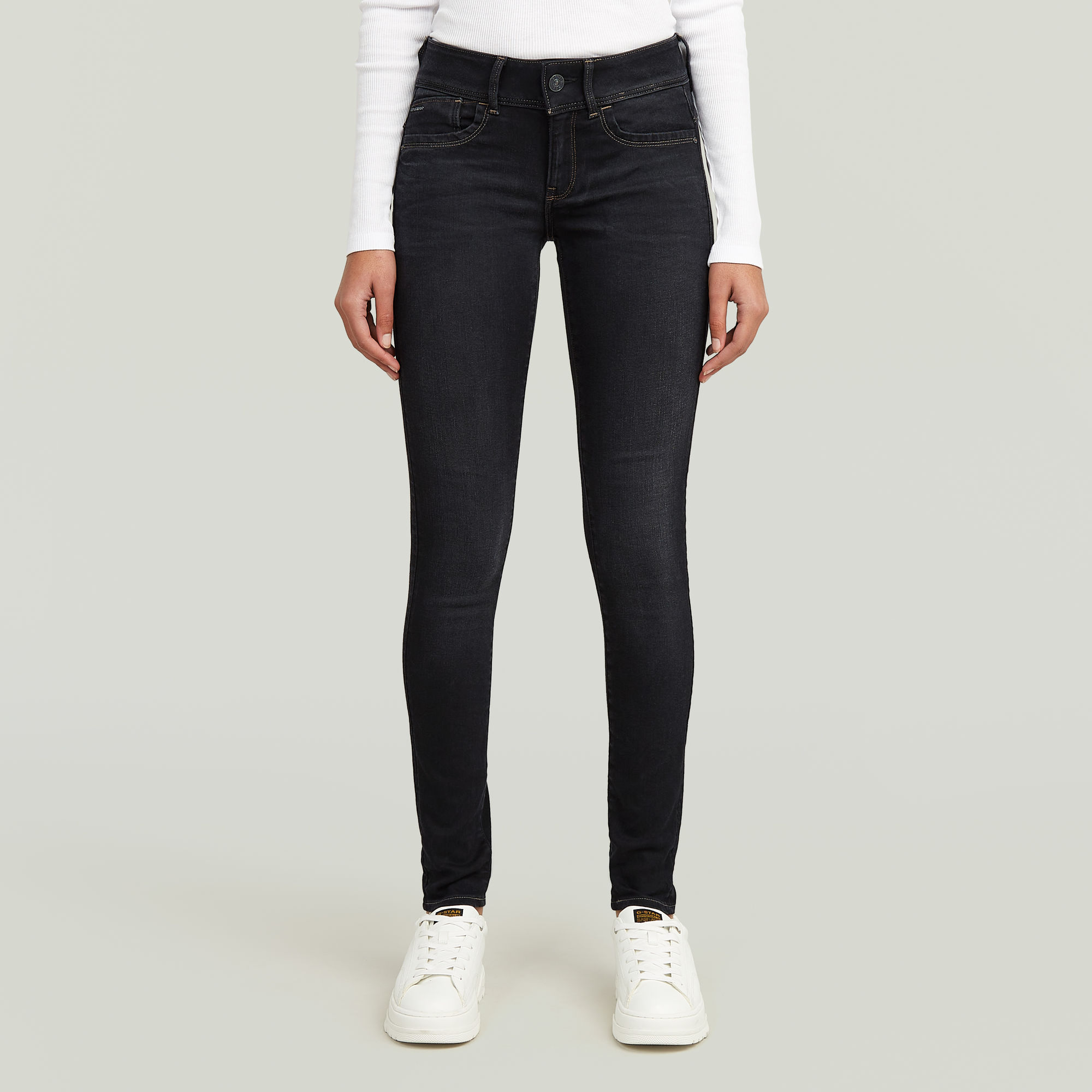 G-Star RAW Lynn Skinny Jeans - Grijs - Dames